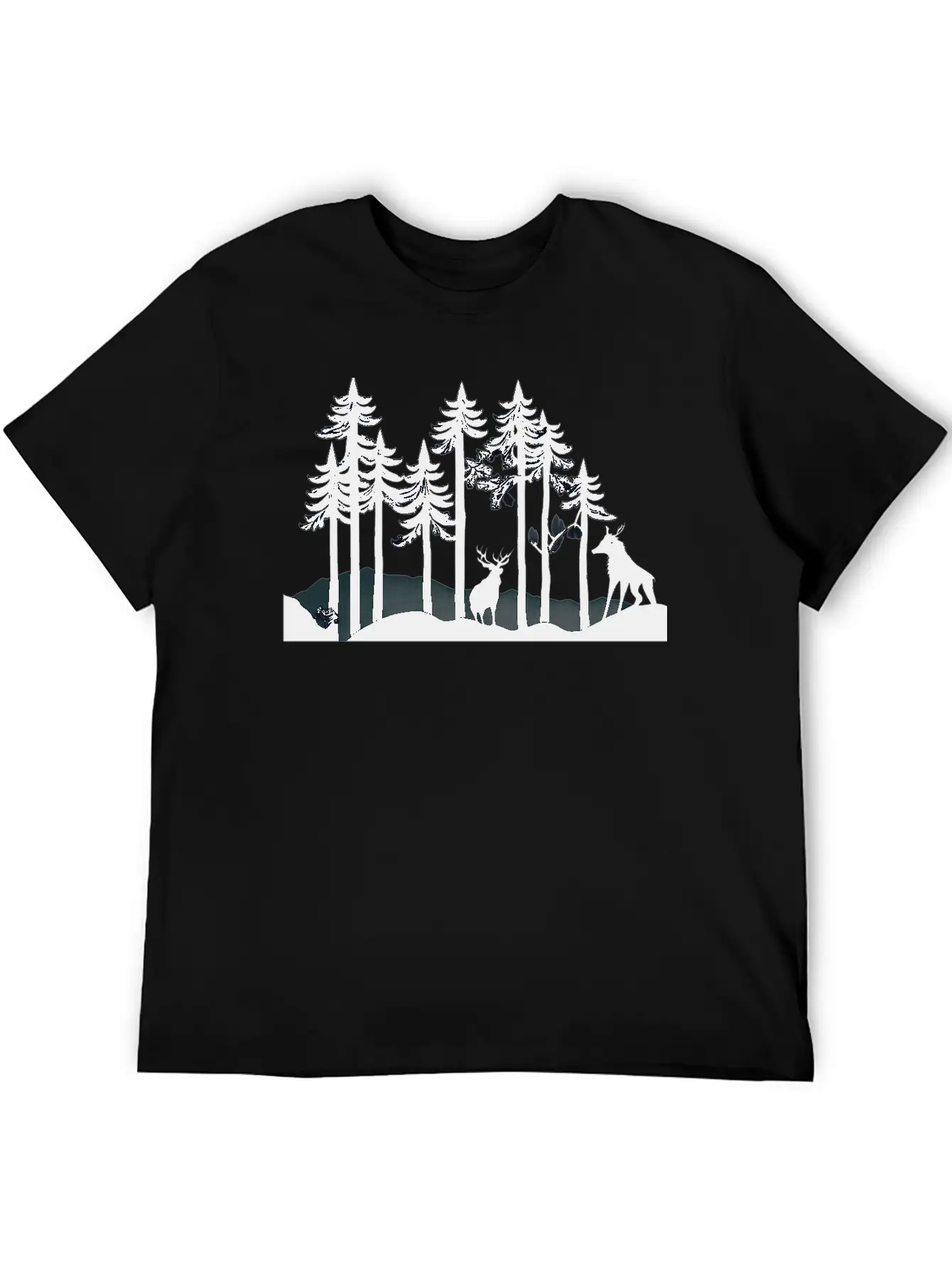 NATURE JUNGLE Casual Graphic T-Shirt – Simple And Comfortable Daily Wear