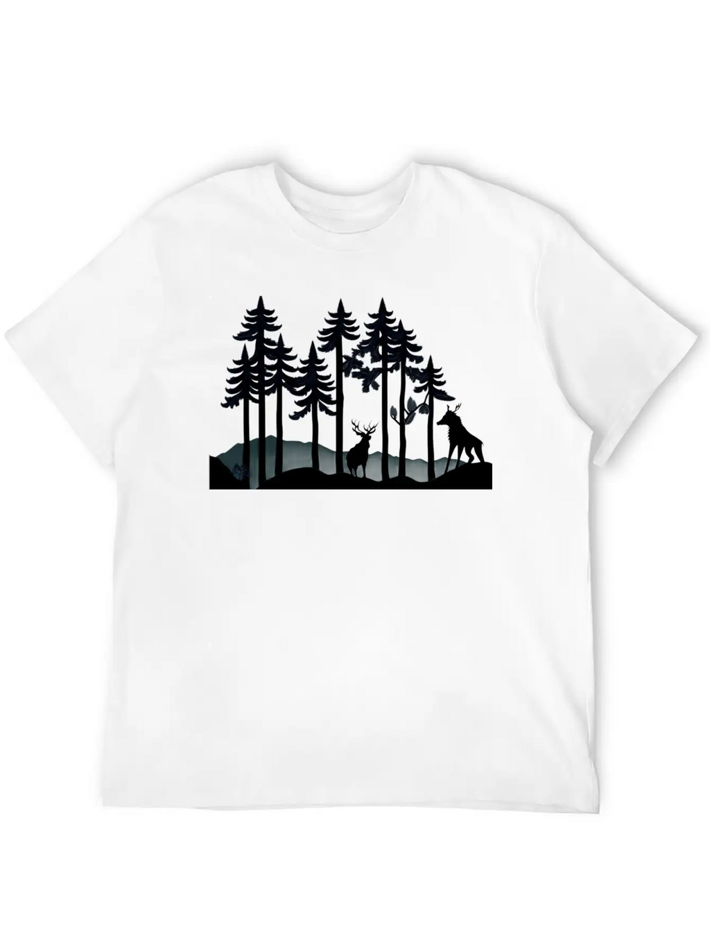 NATURE JUNGLE Casual Graphic T-Shirt – Simple And Comfortable Daily Wear