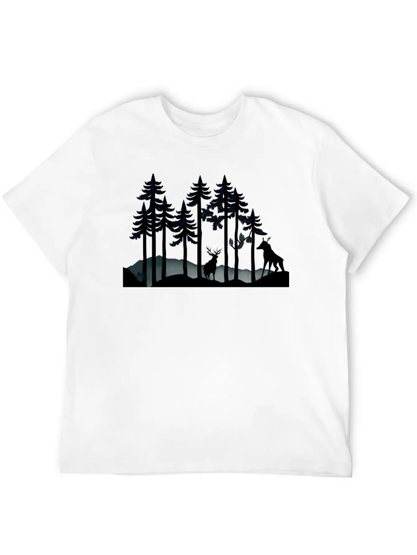 NATURE JUNGLE Casual Graphic T-Shirt – Simple And Comfortable Daily Wear
