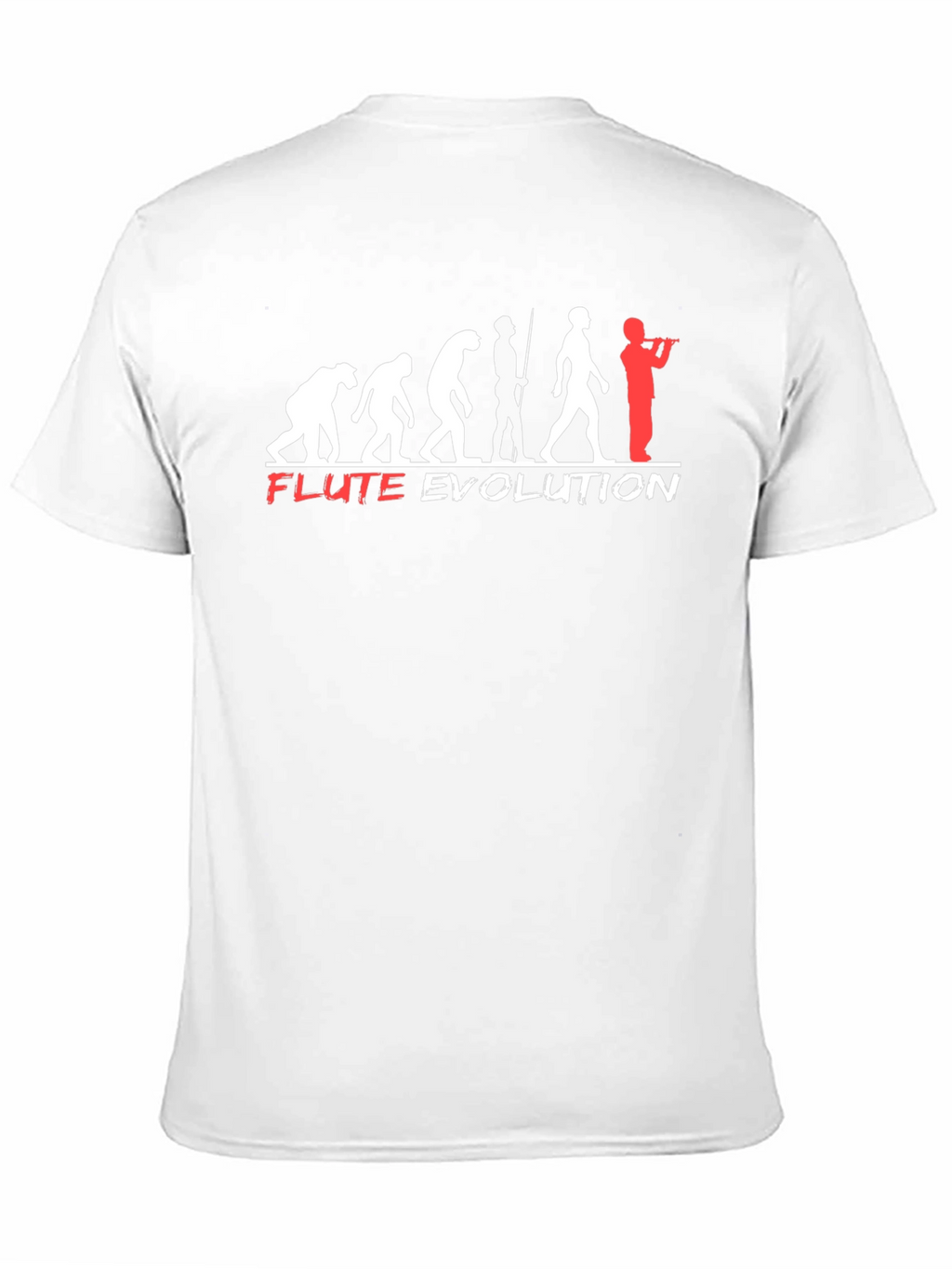 Flute Evolution T-Shirt - Funny Music Tee