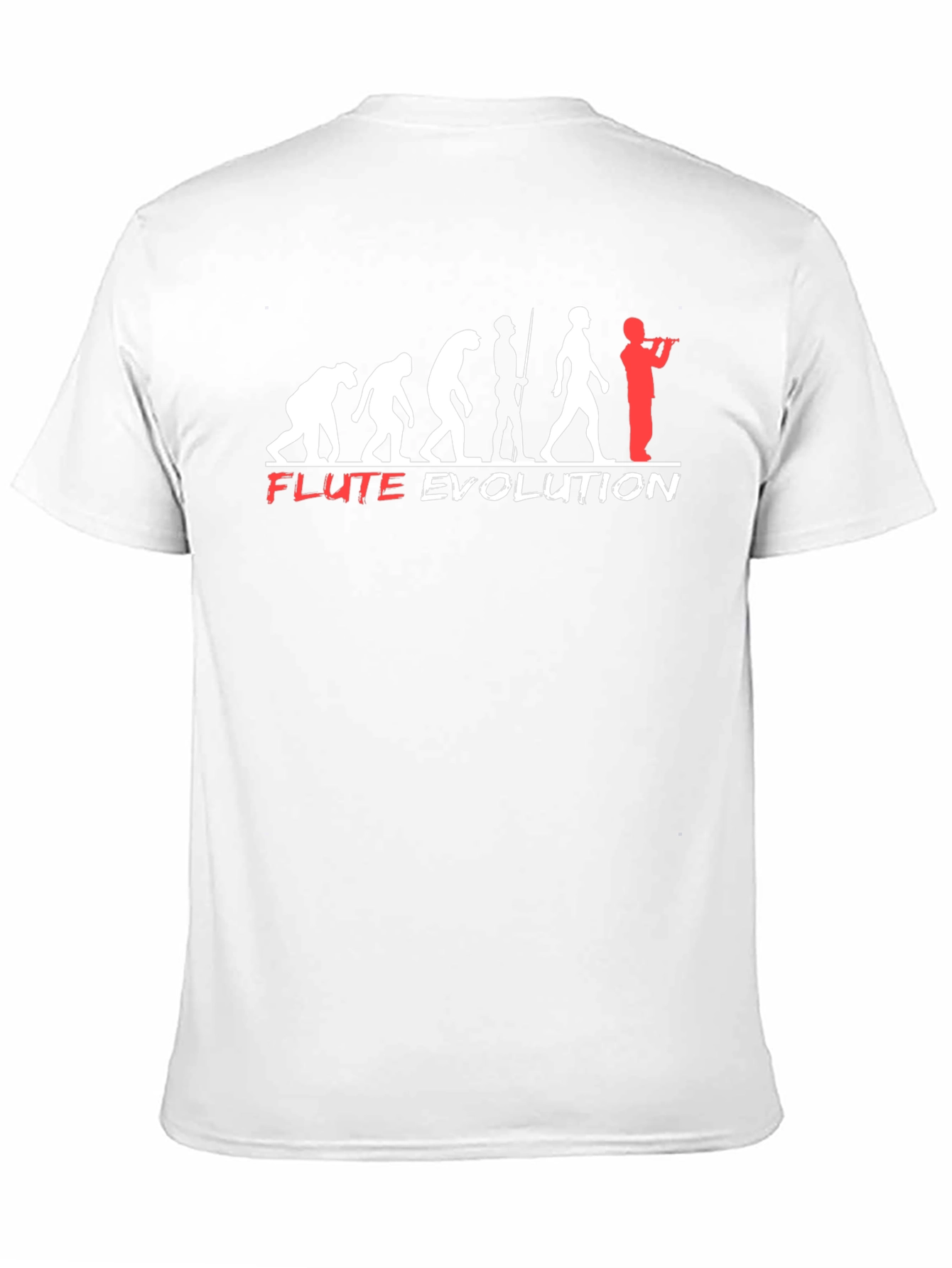 Flute Evolution T-Shirt - Funny Music Tee