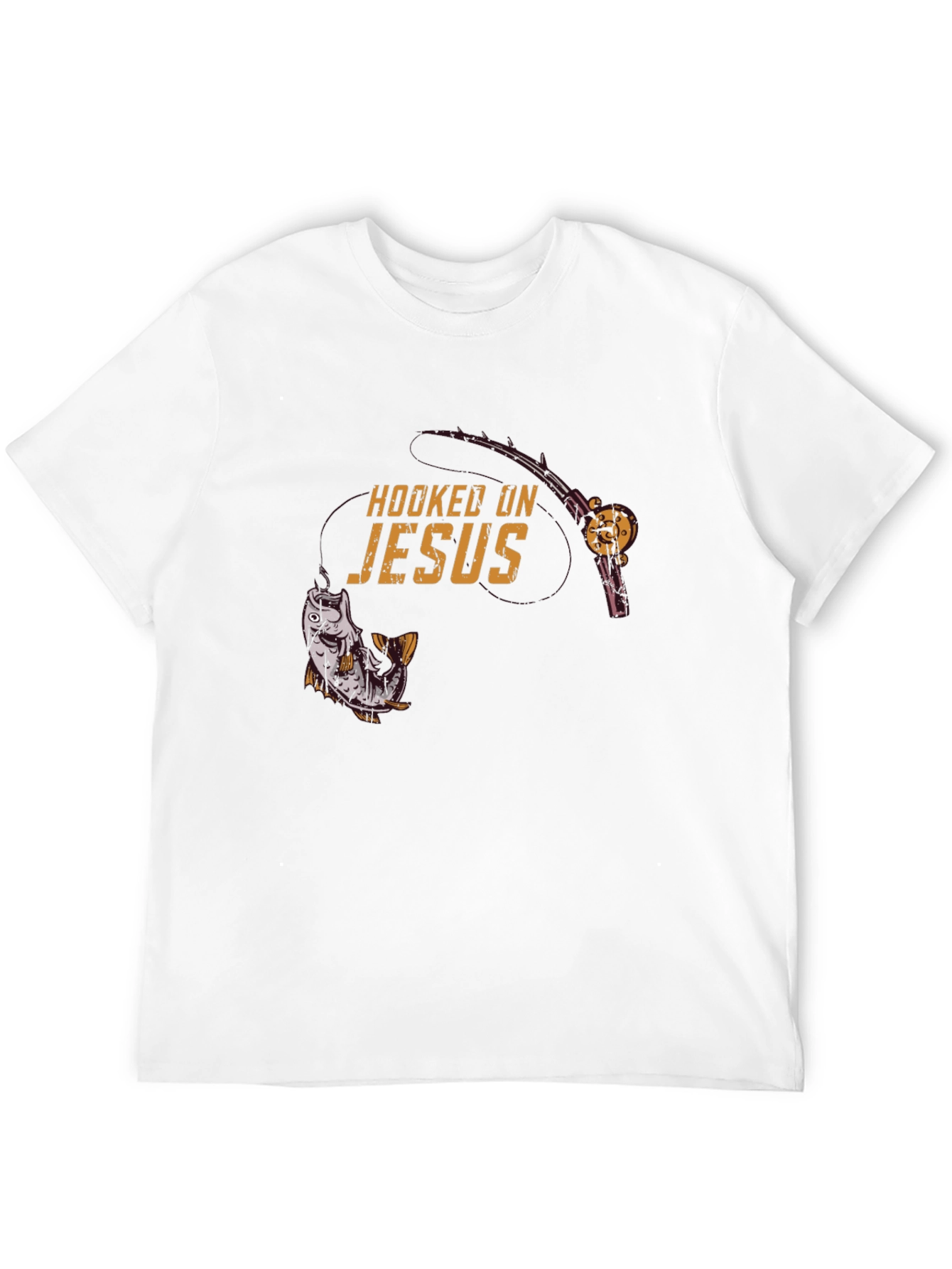 Hooked on Jesus Graphic T-Shirt