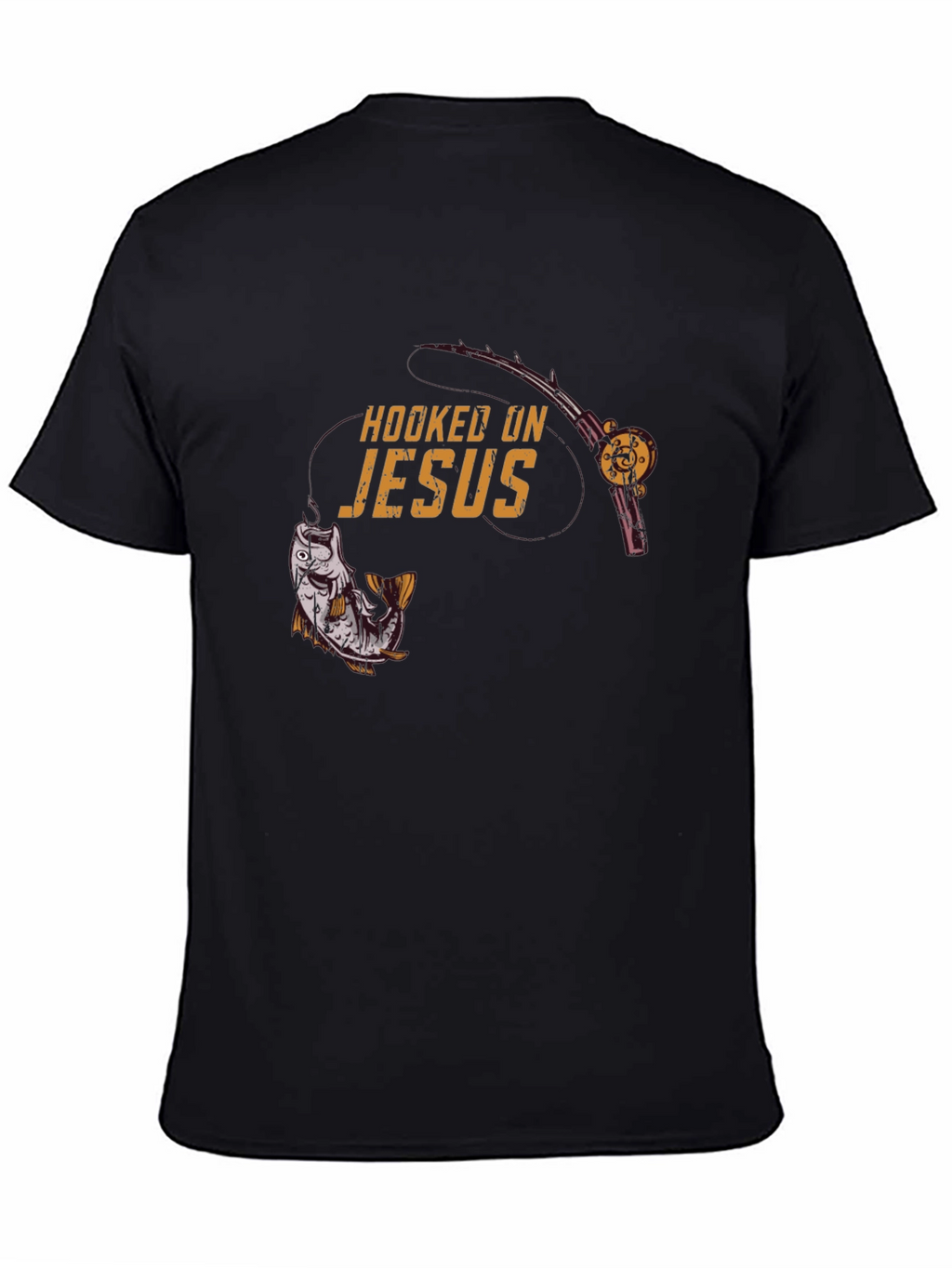 Hooked on Jesus Graphic T-Shirt