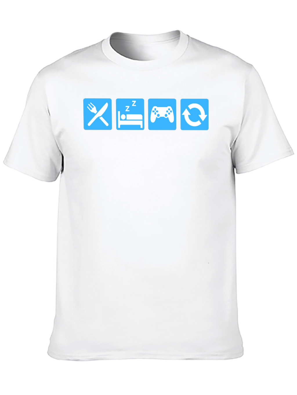 Eat Sleep Game Repeat T-Shirt - Gamer Life