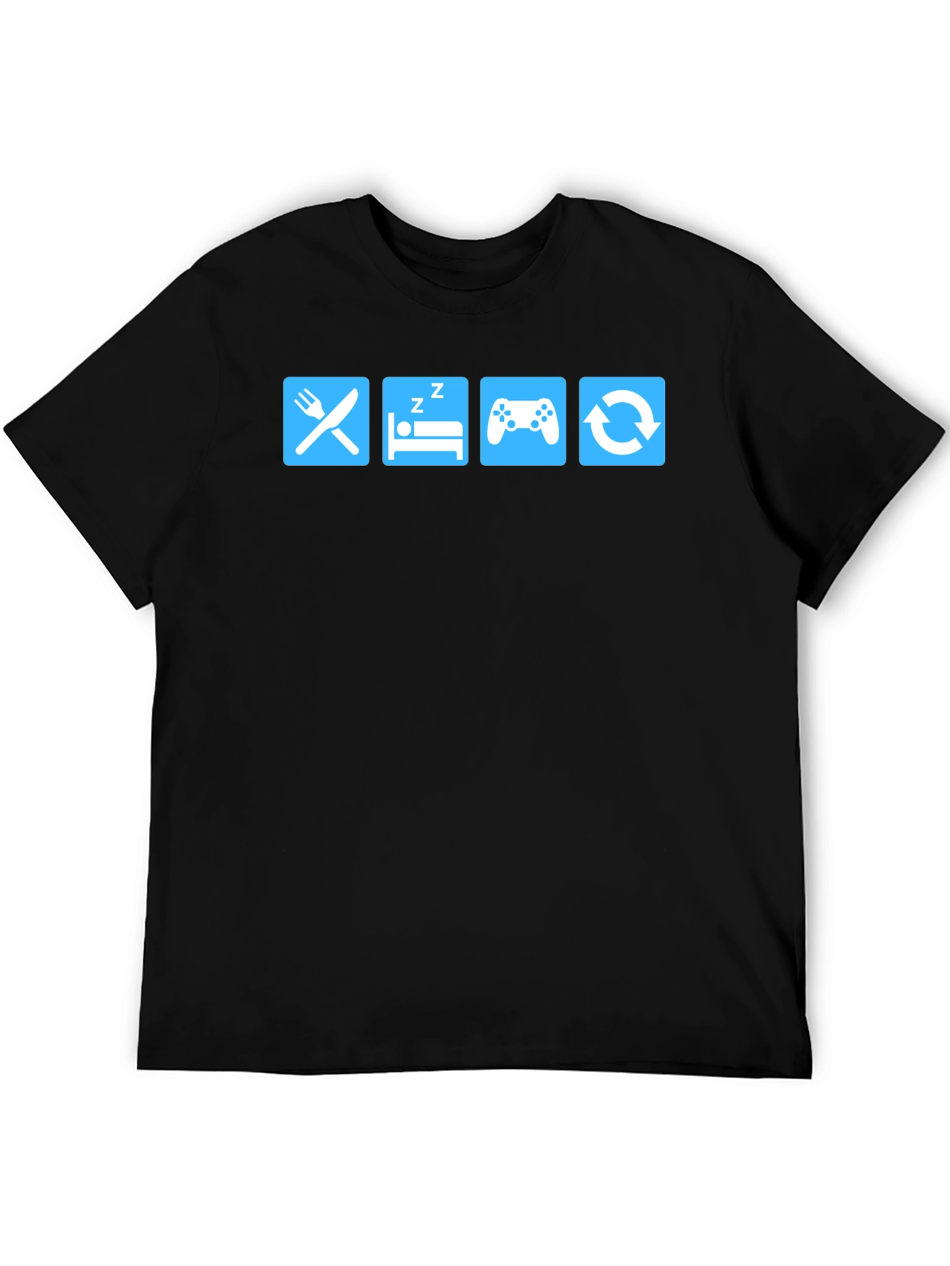 Eat Sleep Game Repeat T-Shirt - Gamer Life