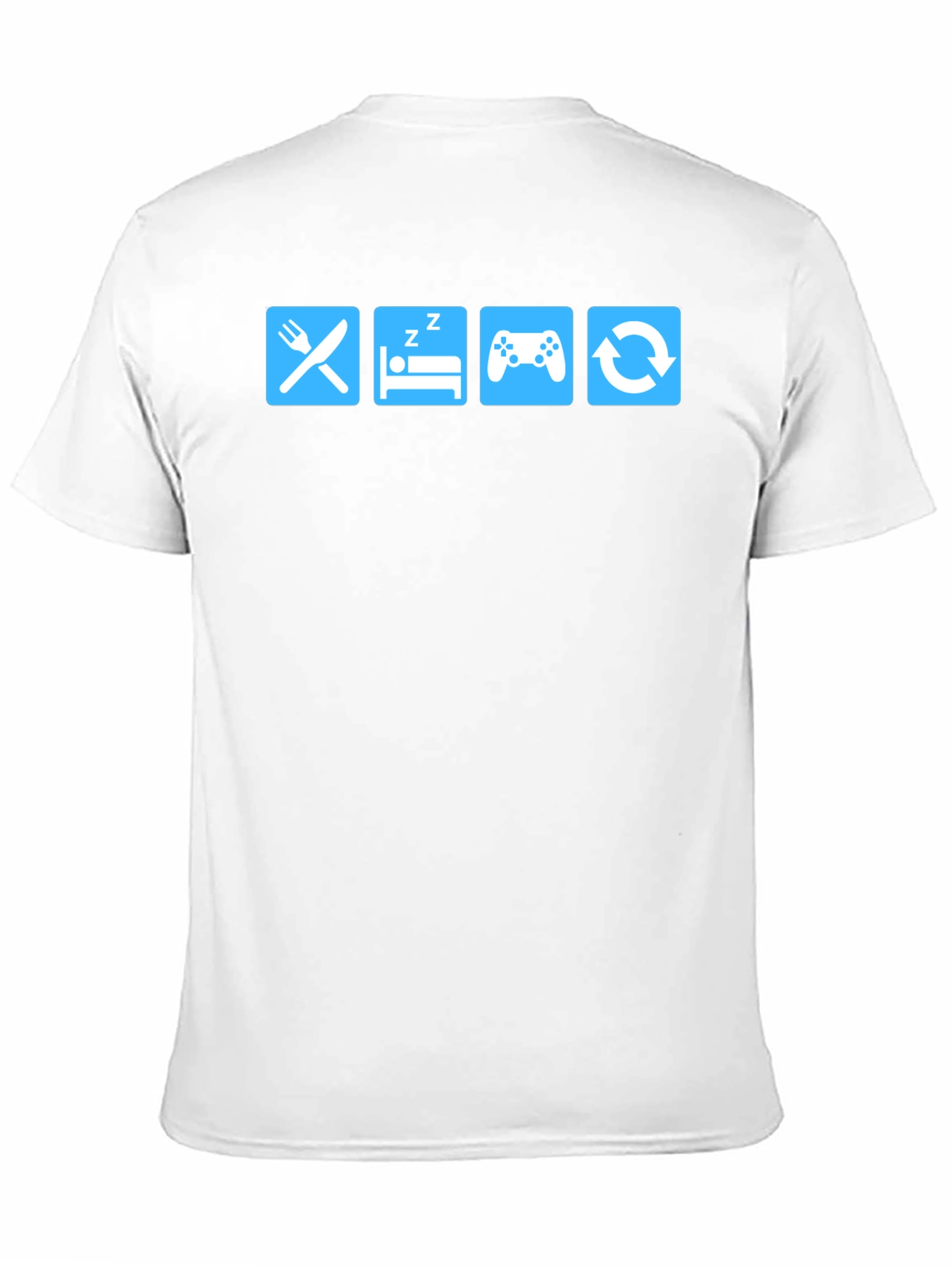 Eat Sleep Game Repeat T-Shirt - Gamer Life