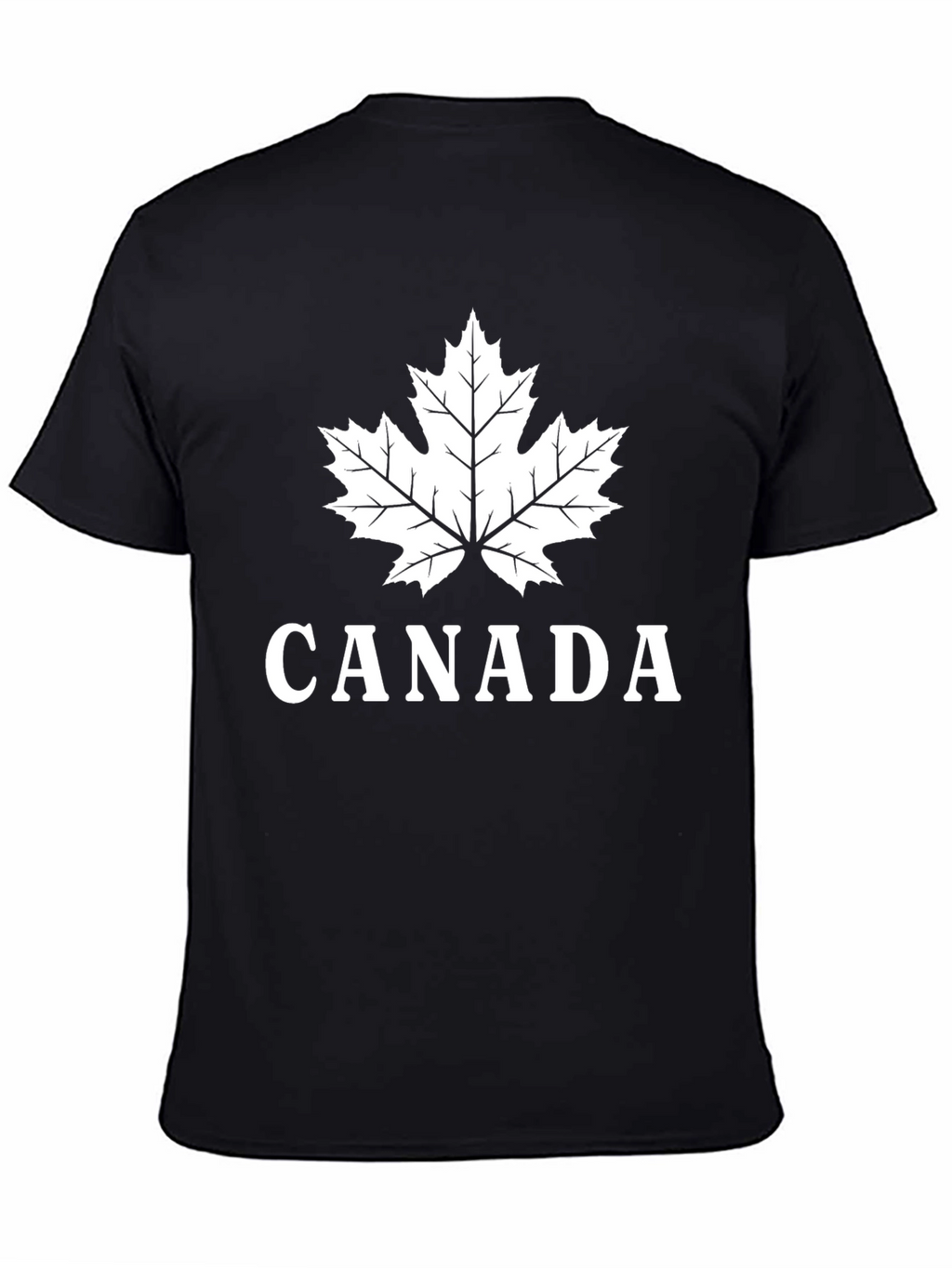 Canada Maple Leaf Graphic T-Shirt - Black
