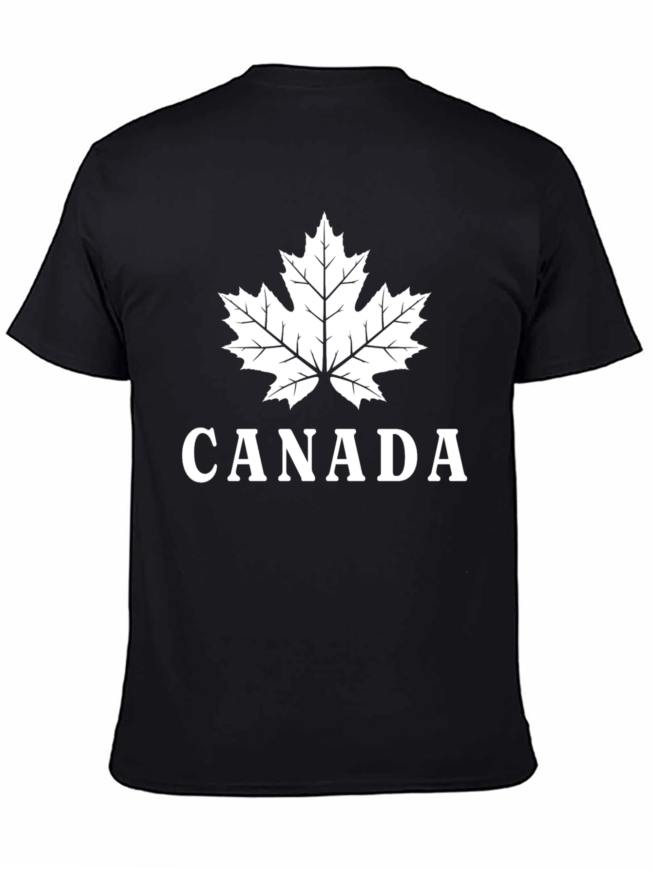 Canada Maple Leaf Graphic T-Shirt - Black