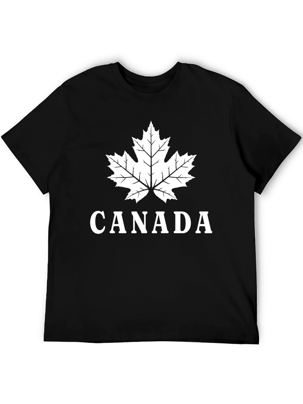 Canada Maple Leaf Graphic T-Shirt - Black