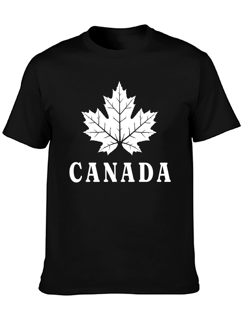 Canada Maple Leaf Graphic T-Shirt - Black