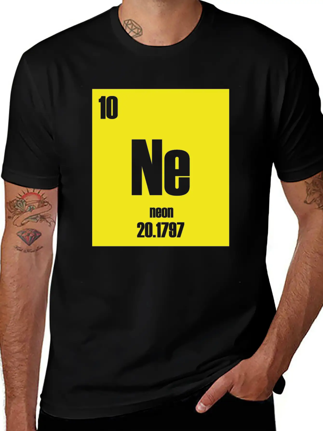 Ne Neon Element 10 Gift Unisex Short Sleeve Soft Cotton T-Shirt – Casual Everyday Wear