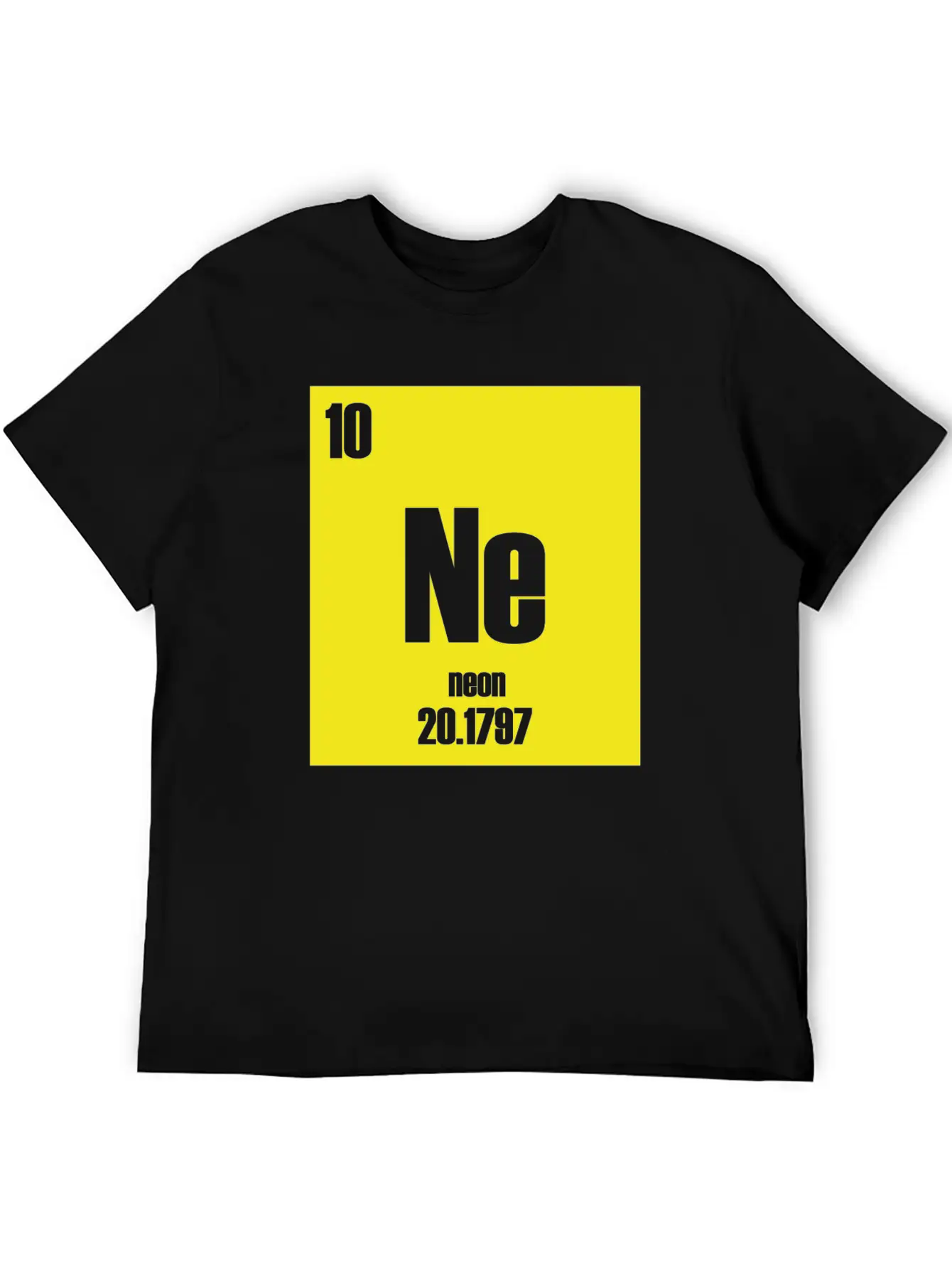 Ne Neon Element 10 Gift Unisex Short Sleeve Soft Cotton T-Shirt – Casual Everyday Wear