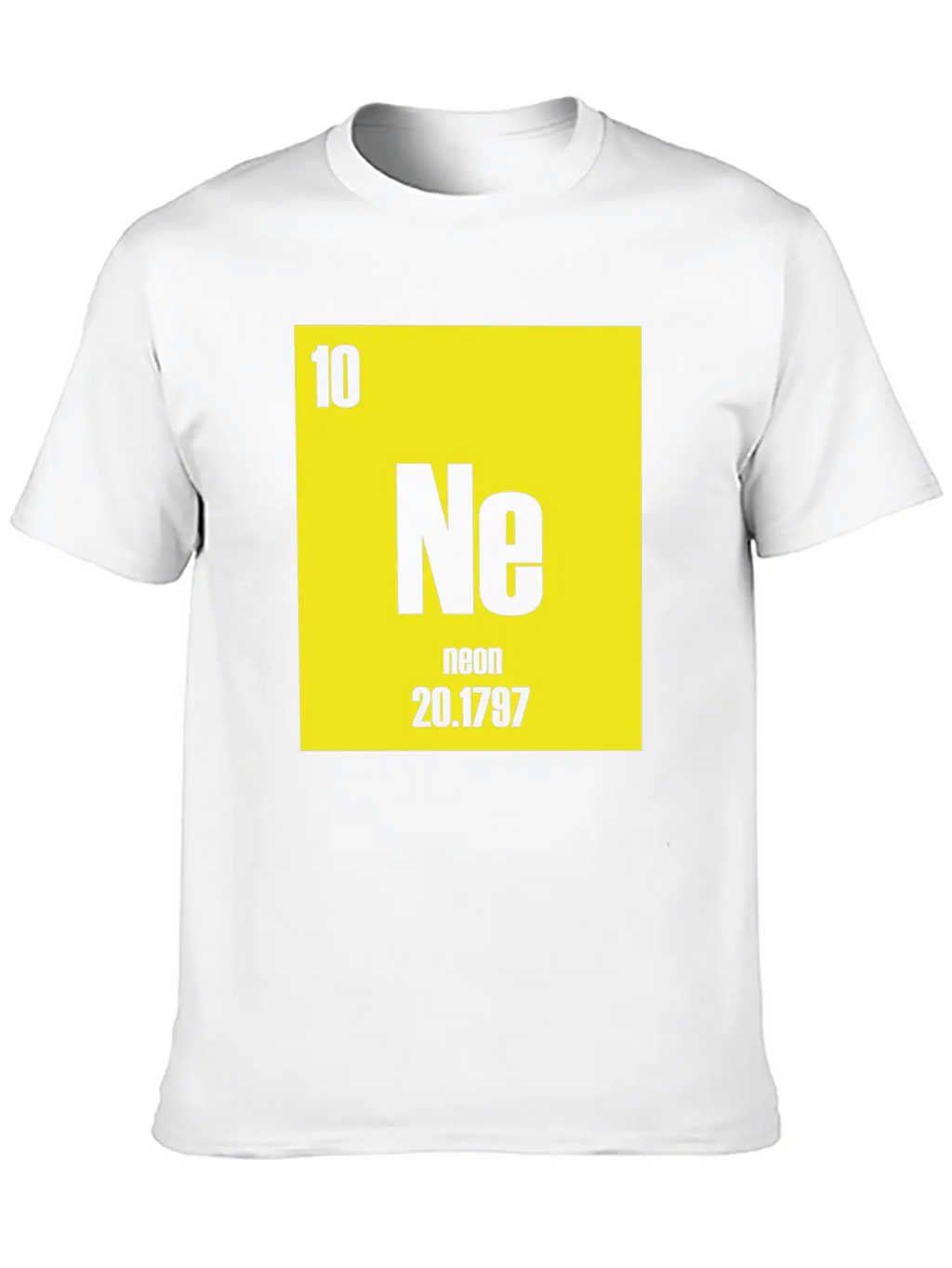 Ne Neon Element 10 Gift Unisex Short Sleeve Soft Cotton T-Shirt – Casual Everyday Wear