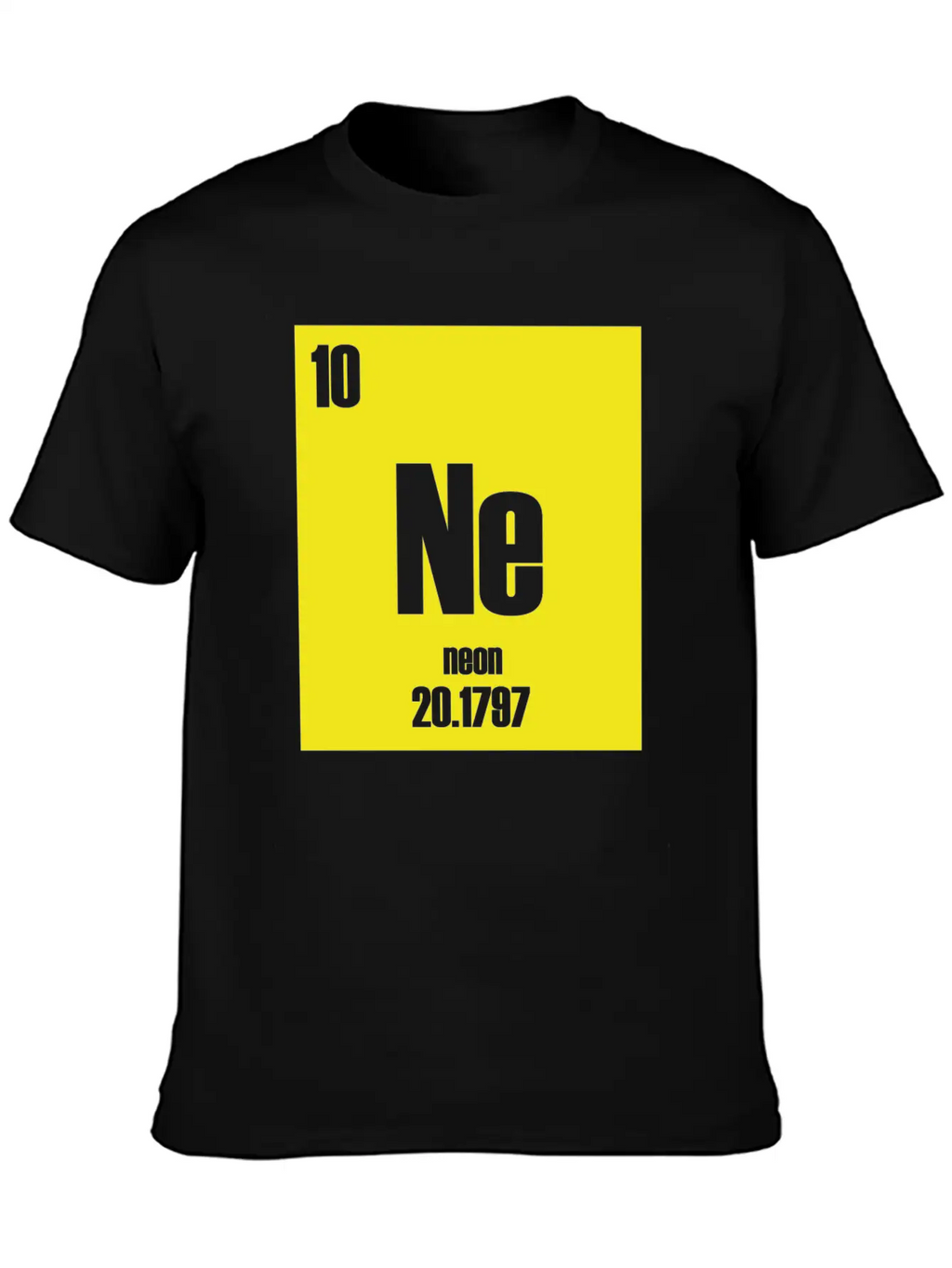 Ne Neon Element 10 Gift Unisex Short Sleeve Soft Cotton T-Shirt – Casual Everyday Wear