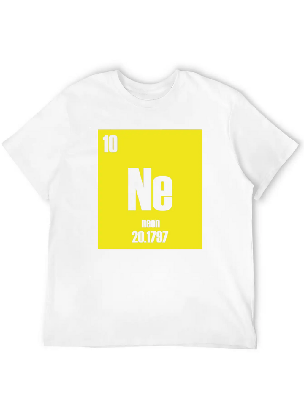 Ne Neon Element 10 Gift Unisex Short Sleeve Soft Cotton T-Shirt – Casual Everyday Wear