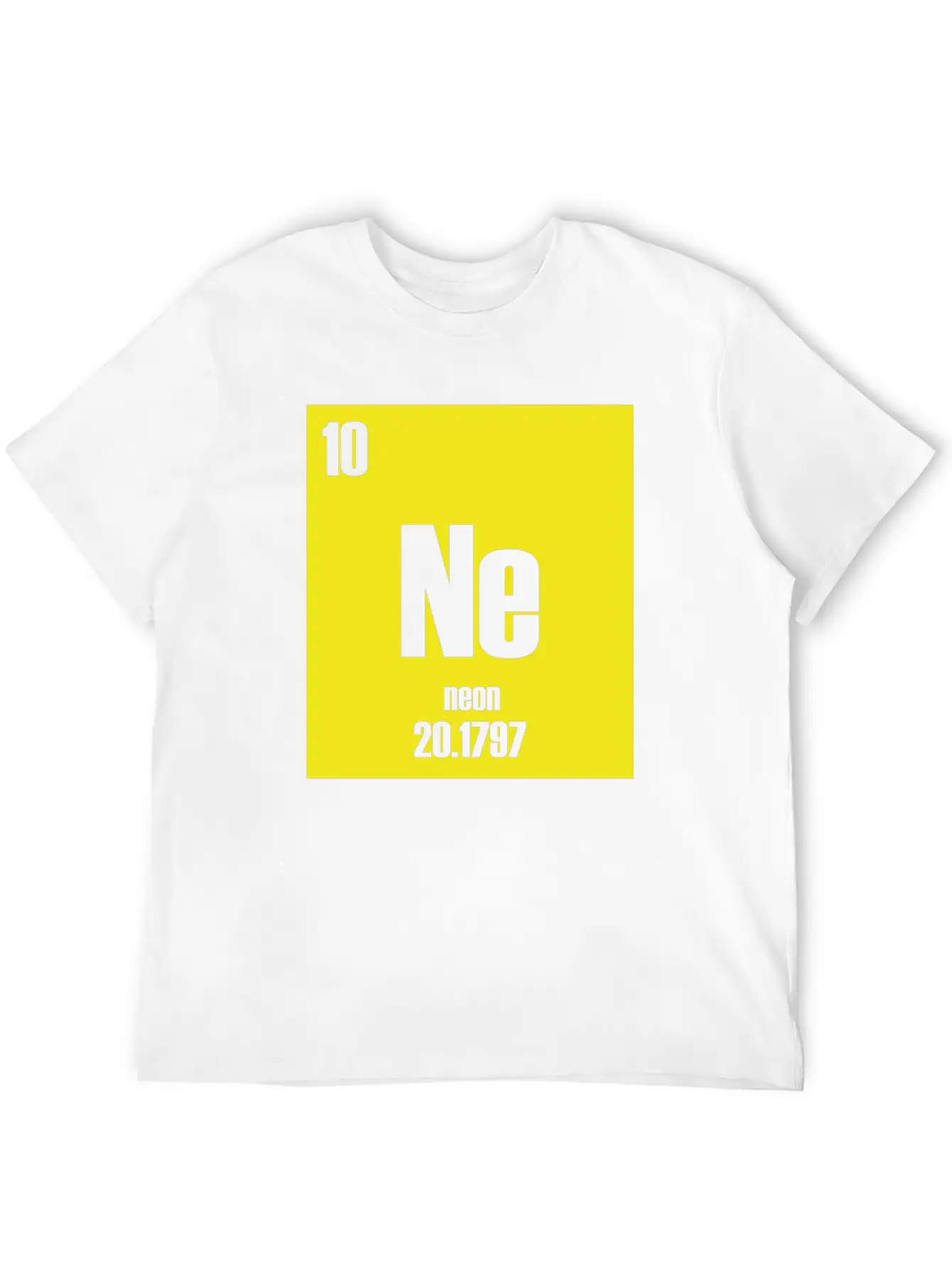 Ne Neon Element 10 Gift Unisex Short Sleeve Soft Cotton T-Shirt – Casual Everyday Wear