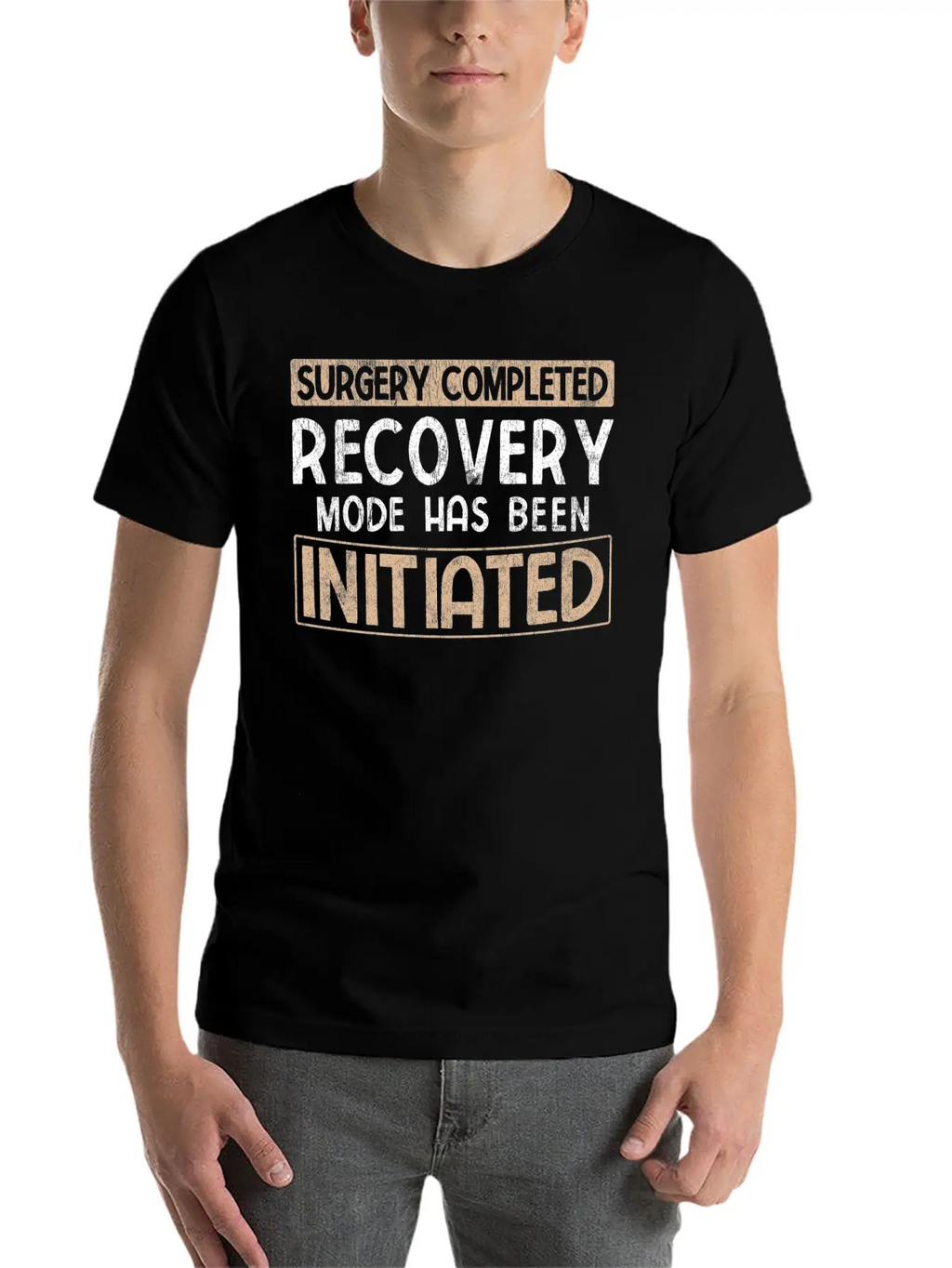 Neck Implant Neck Surgery Disability Unisex Casual T-Shirt – Clean Design For Daily Comfort