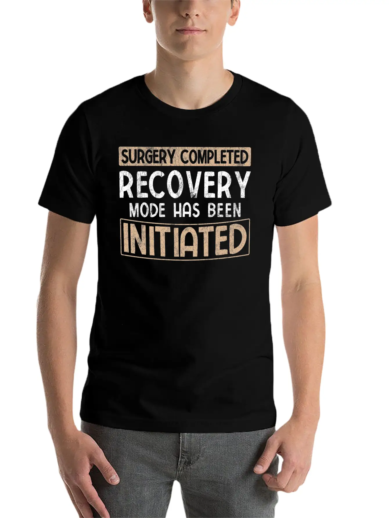 Neck Implant Neck Surgery Disability Unisex Casual T-Shirt – Clean Design For Daily Comfort