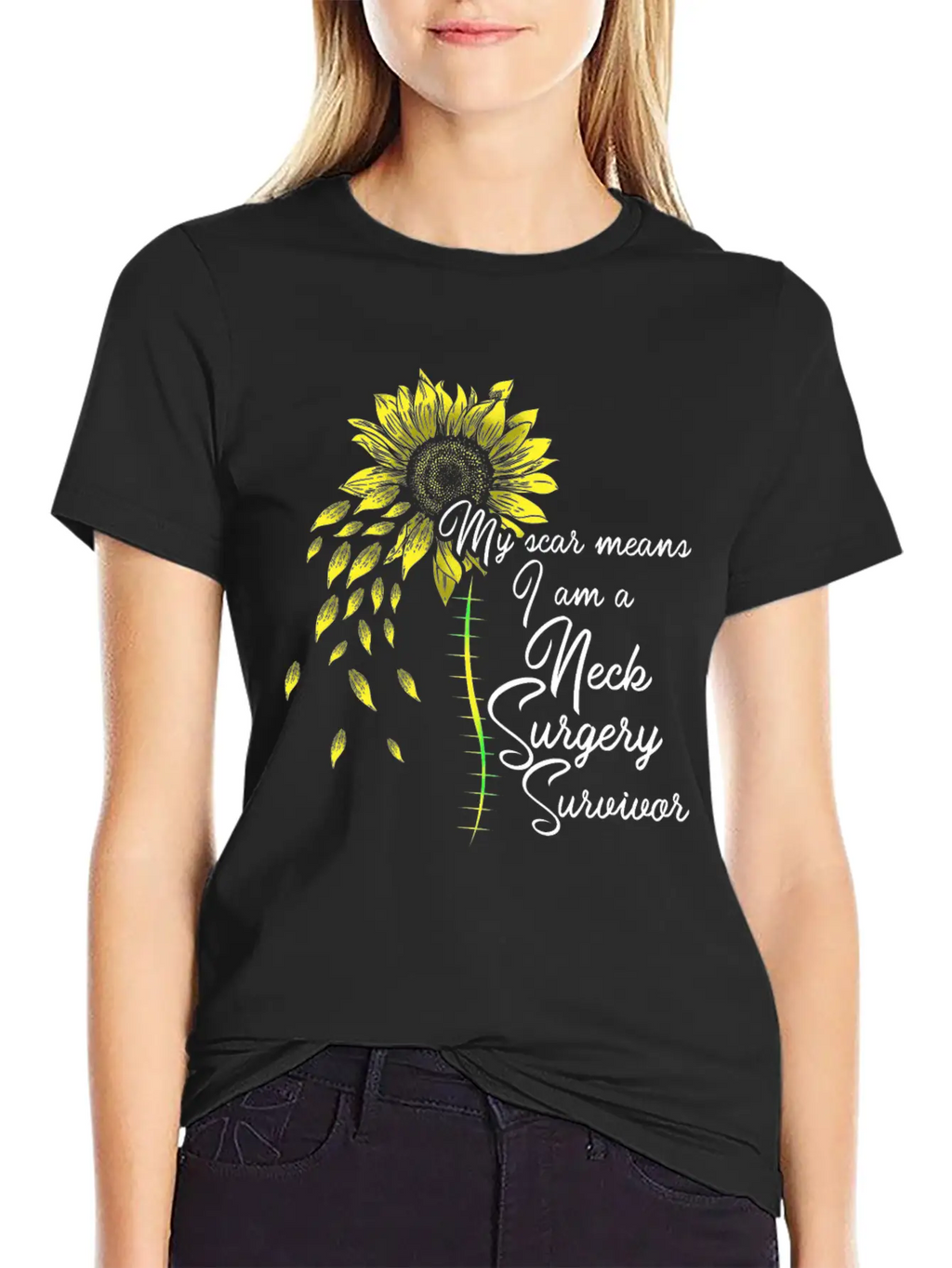 Neck Surgery Survive Implant Survivor Recovery Classic Fit Graphic Tee For Daily Comfort – Unisex Cotton Shirt