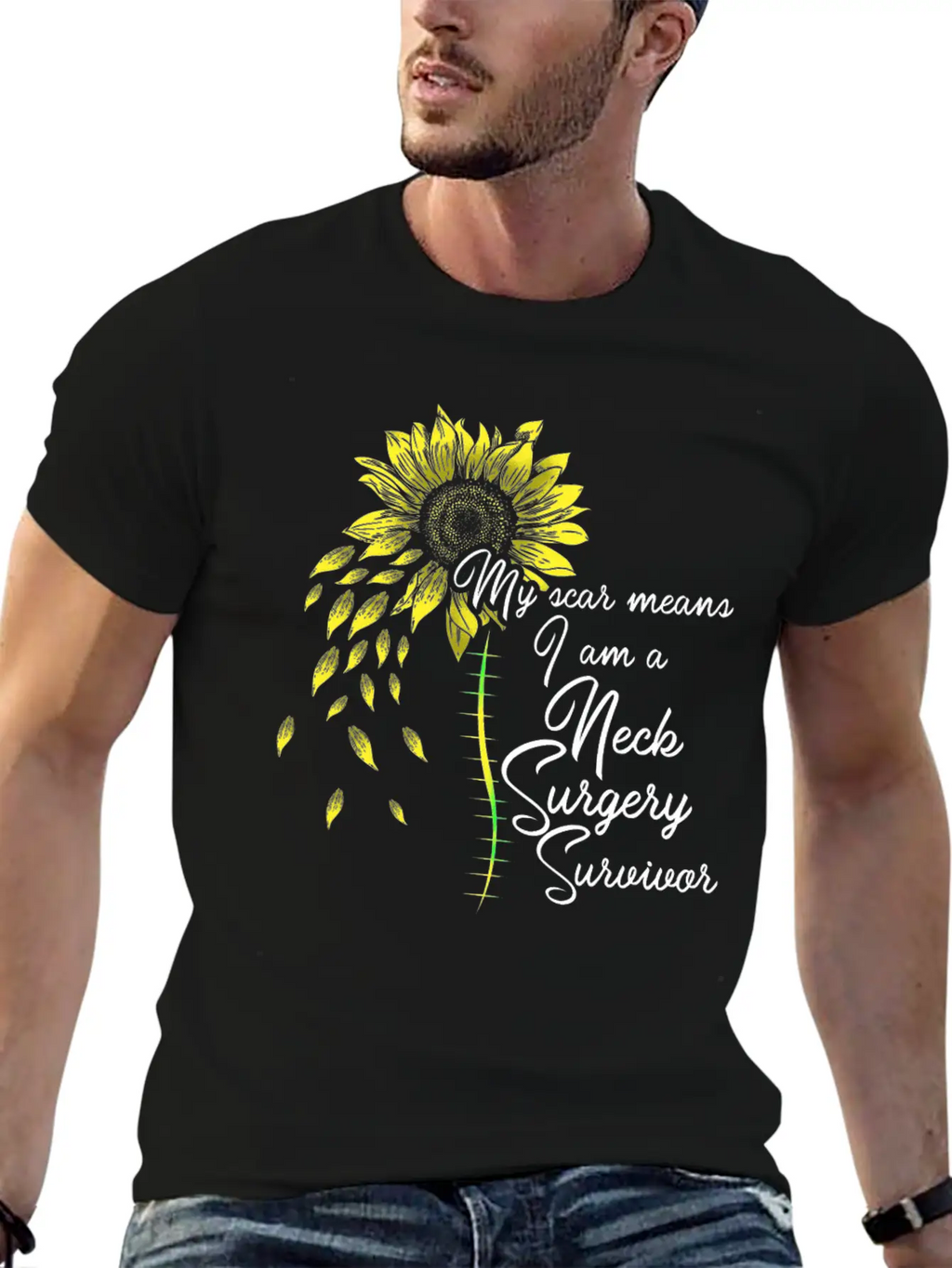 Neck Surgery Survive Implant Survivor Recovery Classic Fit Graphic Tee For Daily Comfort – Unisex Cotton Shirt