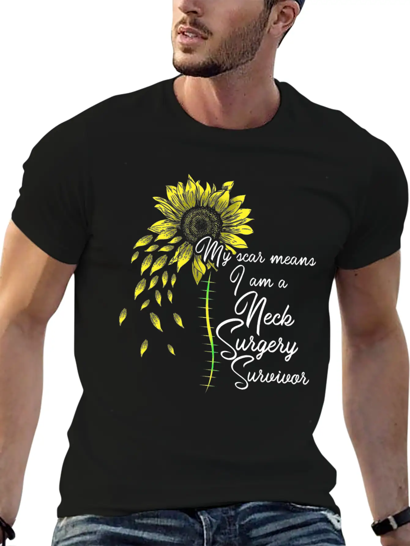 Neck Surgery Survive Implant Survivor Recovery Classic Fit Graphic Tee For Daily Comfort – Unisex Cotton Shirt