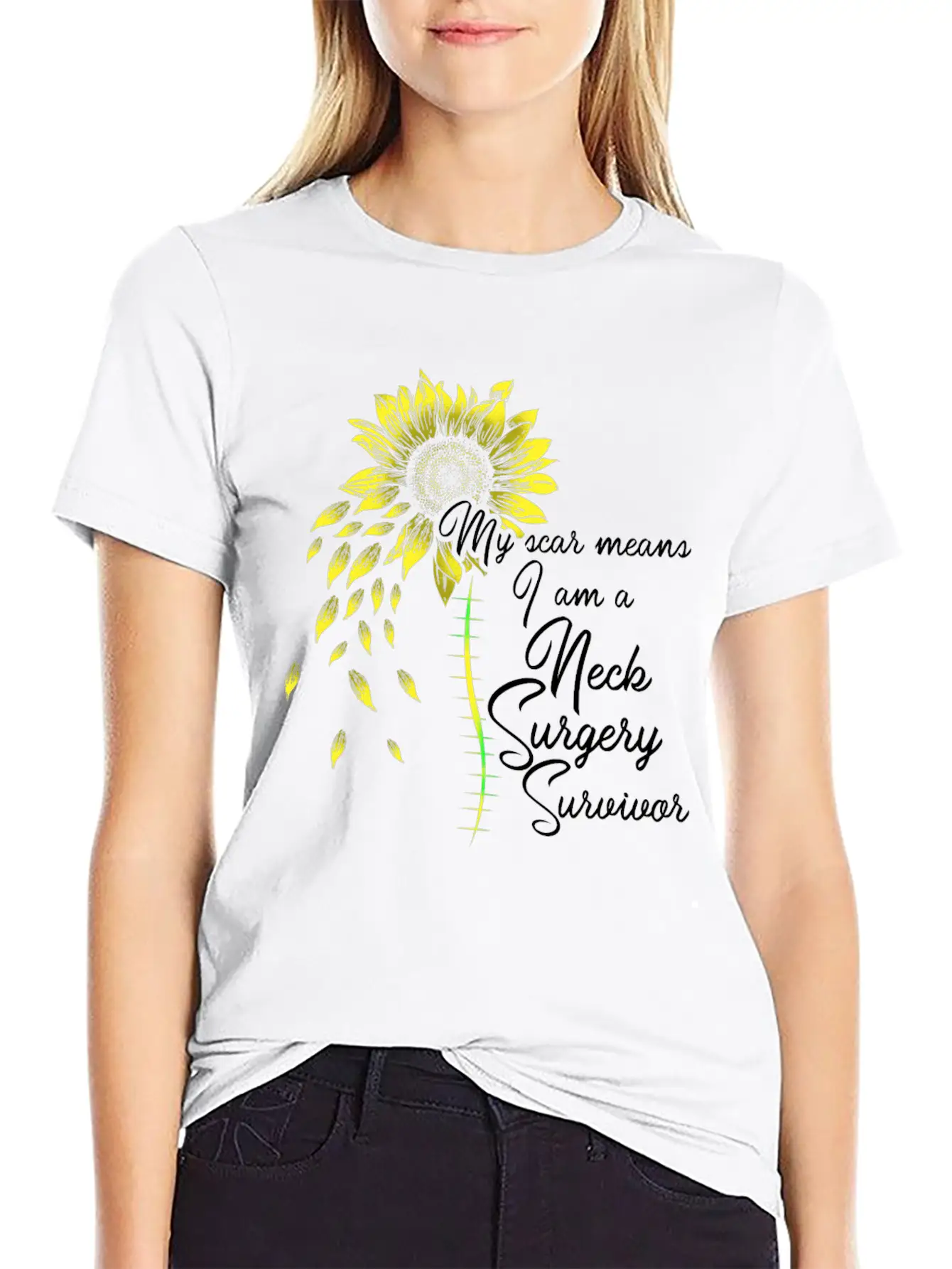 Neck Surgery Survive Implant Survivor Recovery Classic Fit Graphic Tee For Daily Comfort – Unisex Cotton Shirt