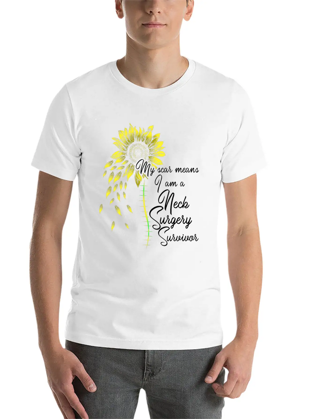 Neck Surgery Survive Implant Survivor Recovery Classic Fit Graphic Tee For Daily Comfort – Unisex Cotton Shirt