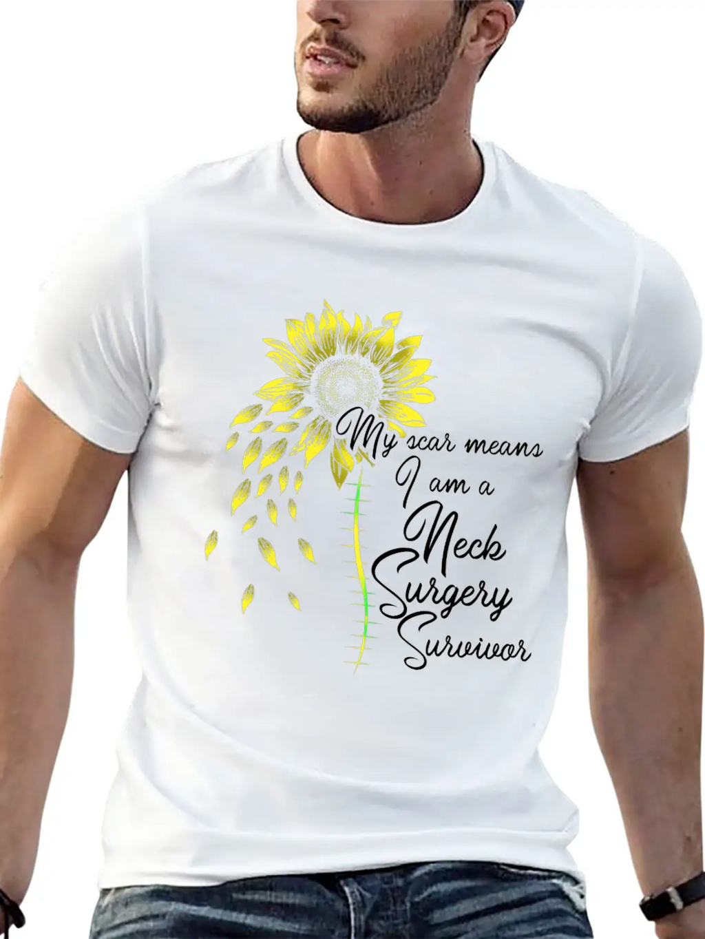 Neck Surgery Survive Implant Survivor Recovery Classic Fit Graphic Tee For Daily Comfort – Unisex Cotton Shirt