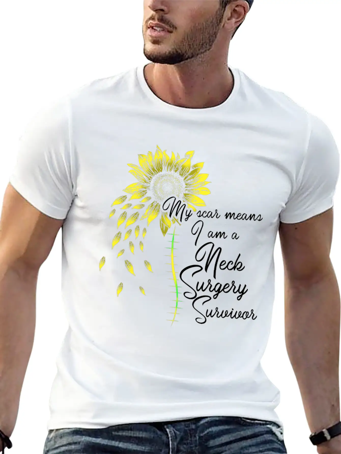 Neck Surgery Survive Implant Survivor Recovery Classic Fit Graphic Tee For Daily Comfort – Unisex Cotton Shirt
