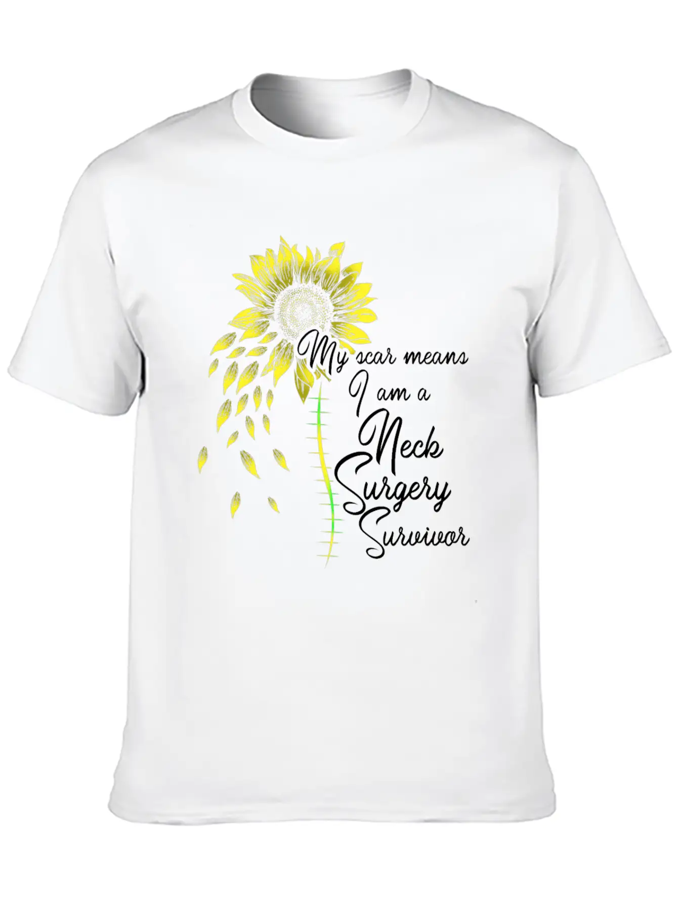 Neck Surgery Survive Implant Survivor Recovery Classic Fit Graphic Tee For Daily Comfort – Unisex Cotton Shirt