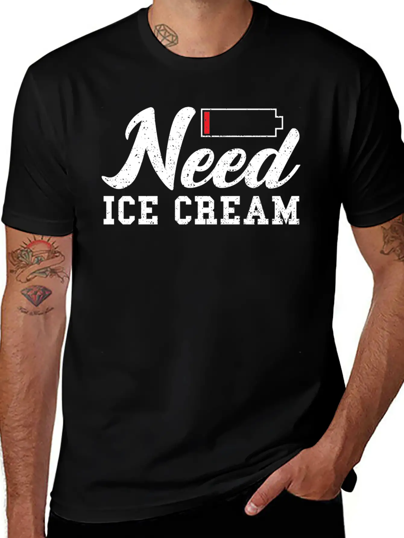 Need Ice Cream - Ice Unisex Casual T-Shirt – Clean Design For Daily Comfort