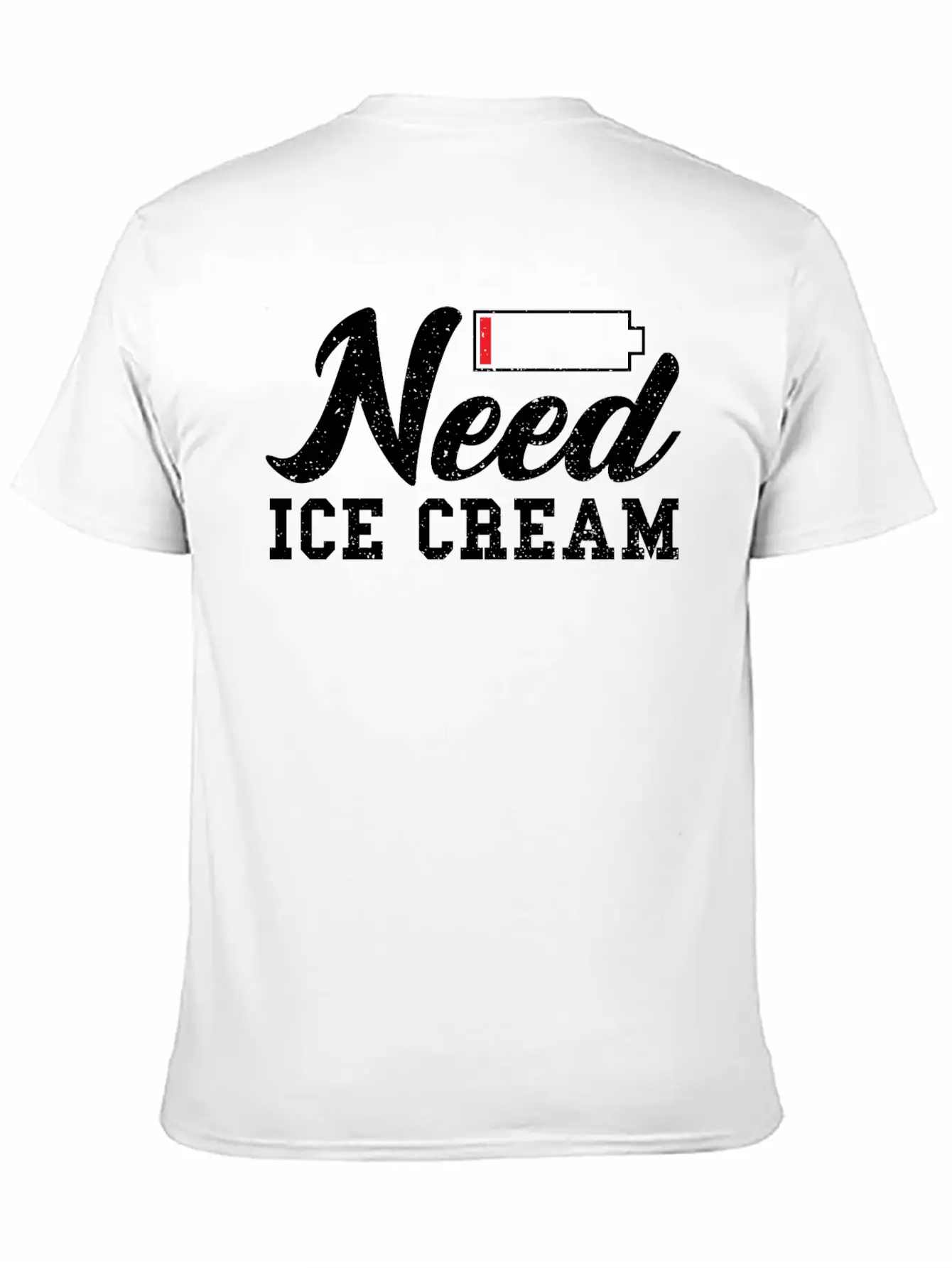 Need Ice Cream - Ice Unisex Casual T-Shirt – Clean Design For Daily Comfort