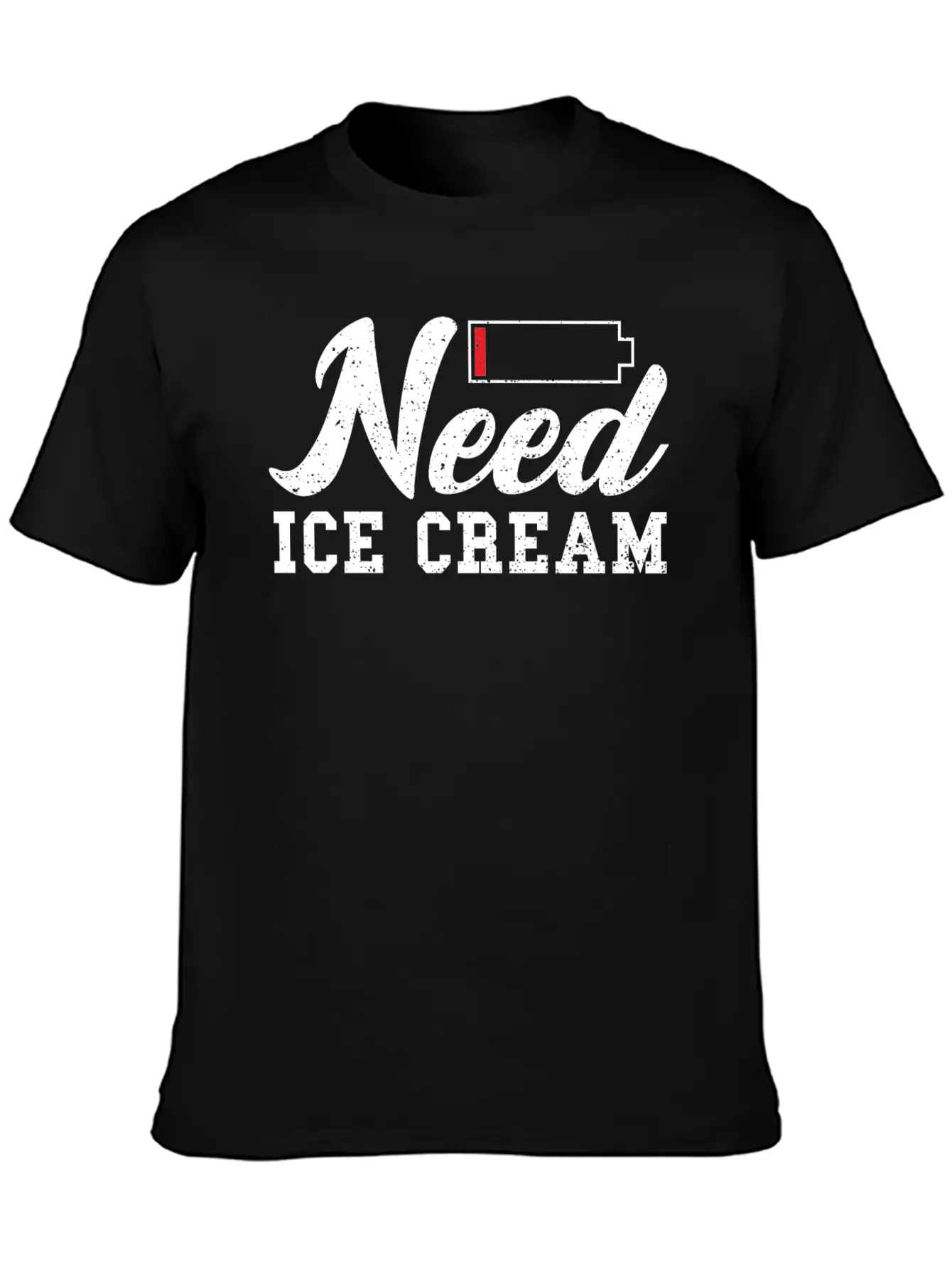 Need Ice Cream - Ice Unisex Casual T-Shirt – Clean Design For Daily Comfort
