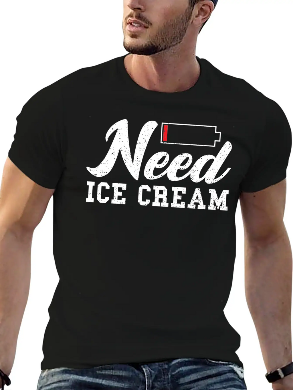 Need Ice Cream - Ice Unisex Casual T-Shirt – Clean Design For Daily Comfort