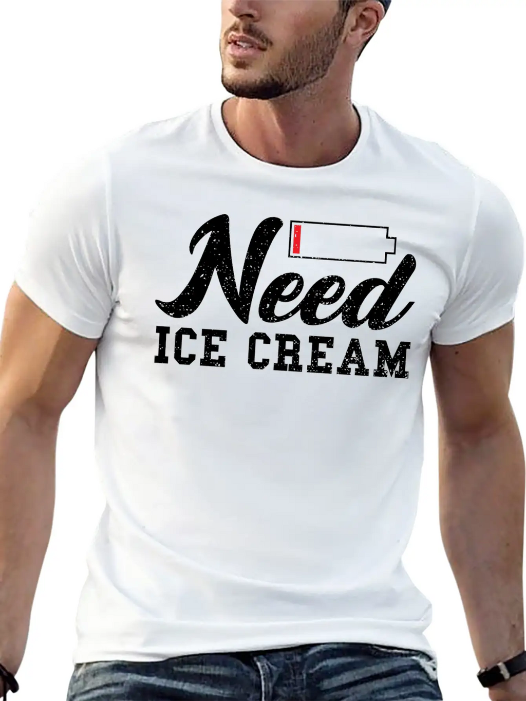 Need Ice Cream - Ice Unisex Casual T-Shirt – Clean Design For Daily Comfort