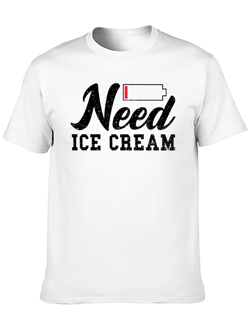 Need Ice Cream - Ice Unisex Casual T-Shirt – Clean Design For Daily Comfort