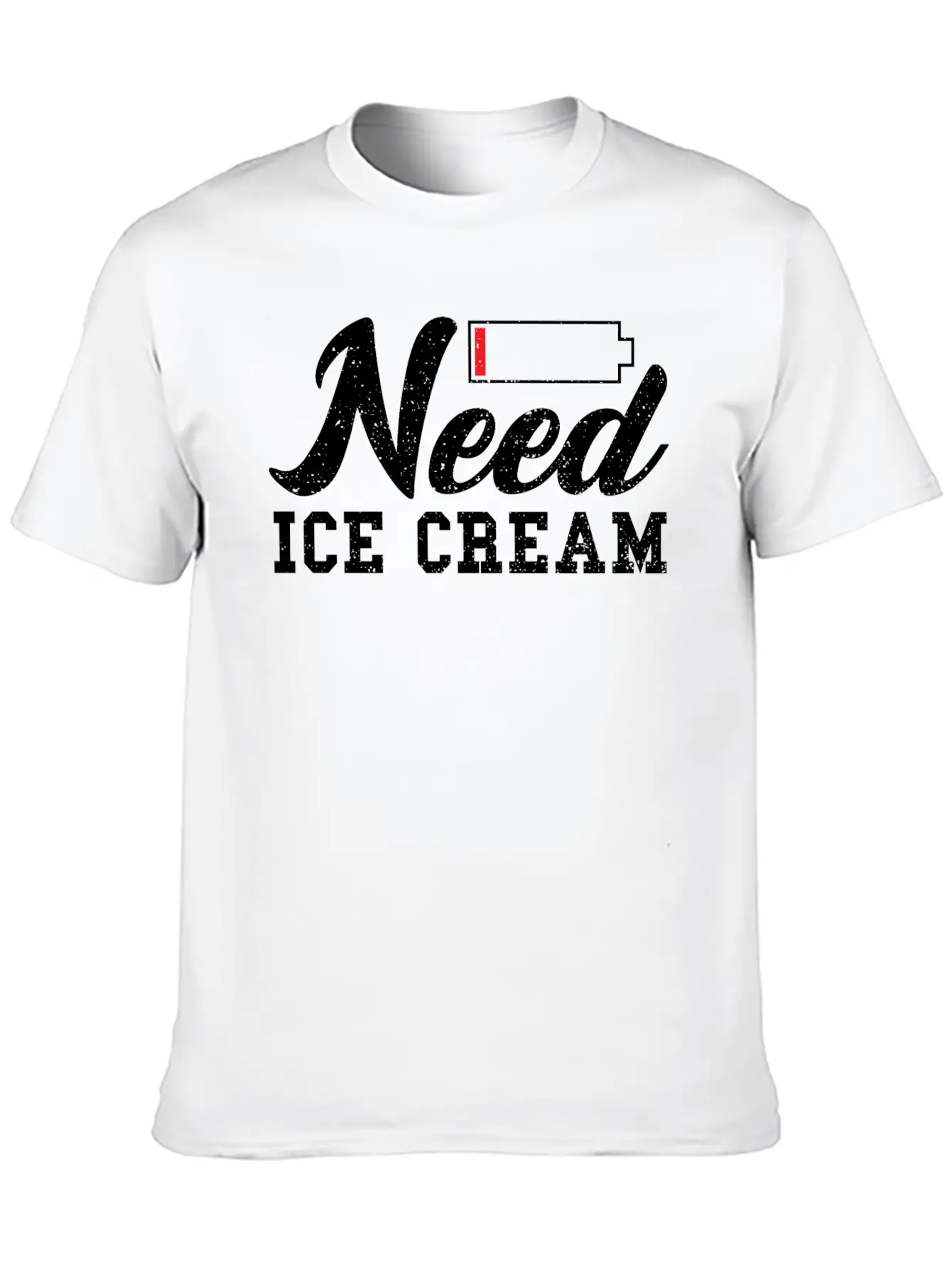 Need Ice Cream - Ice Unisex Casual T-Shirt – Clean Design For Daily Comfort