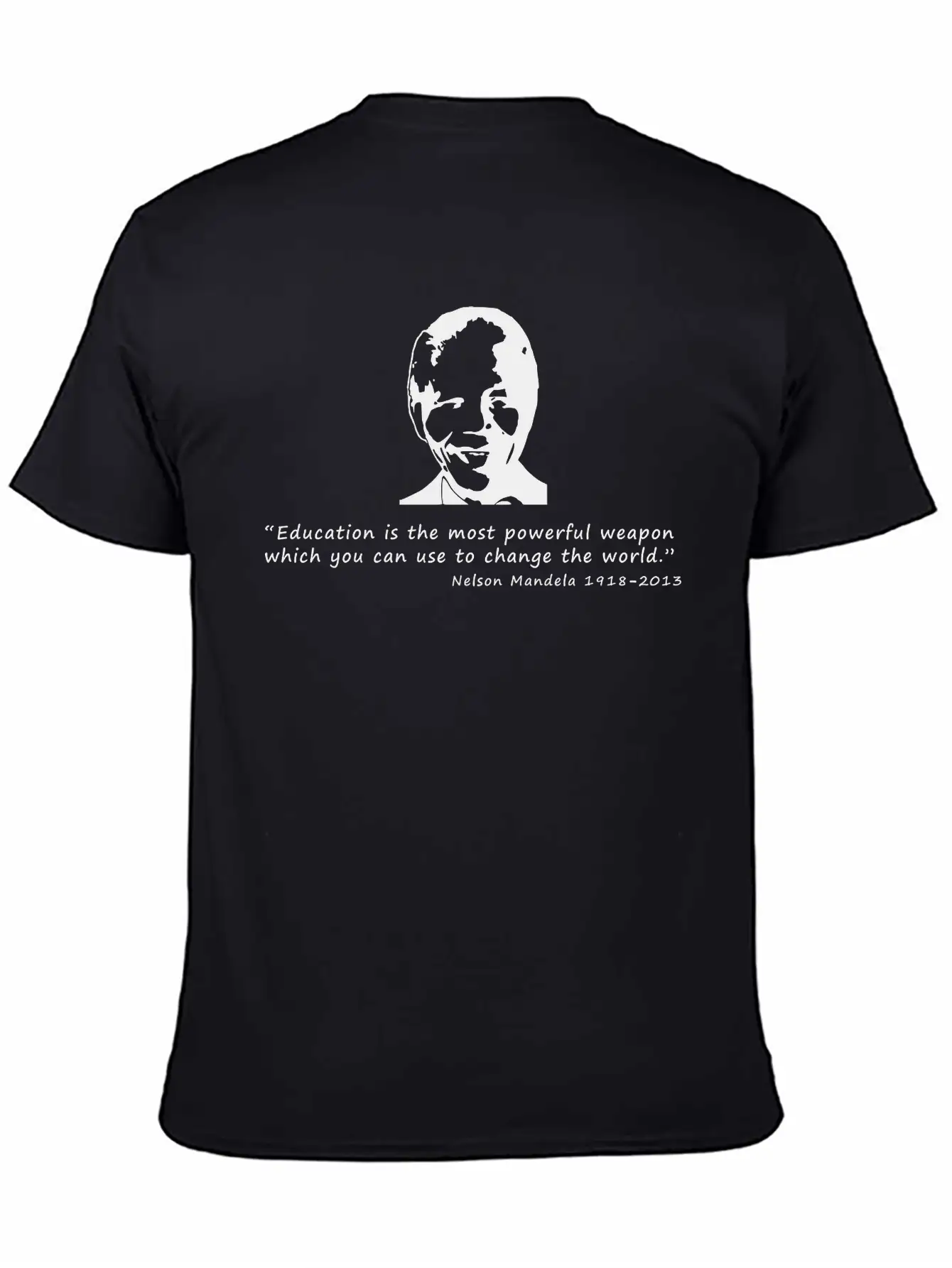 Nelson Mandela Essential Cotton Tee For Daily Outfits – Unisex Style