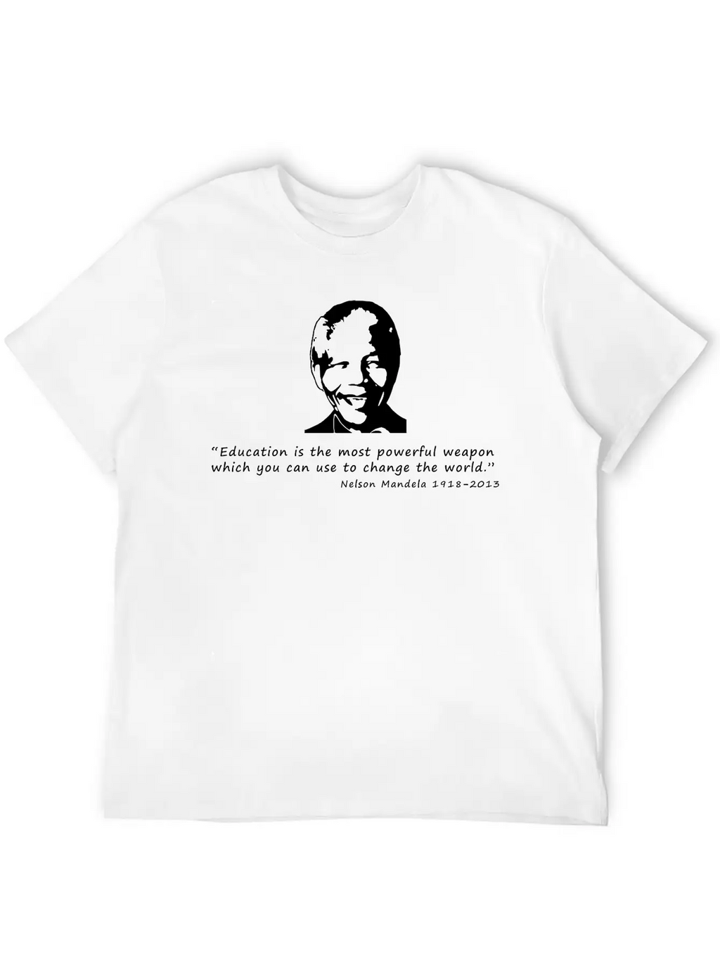 Nelson Mandela Essential Cotton Tee For Daily Outfits – Unisex Style