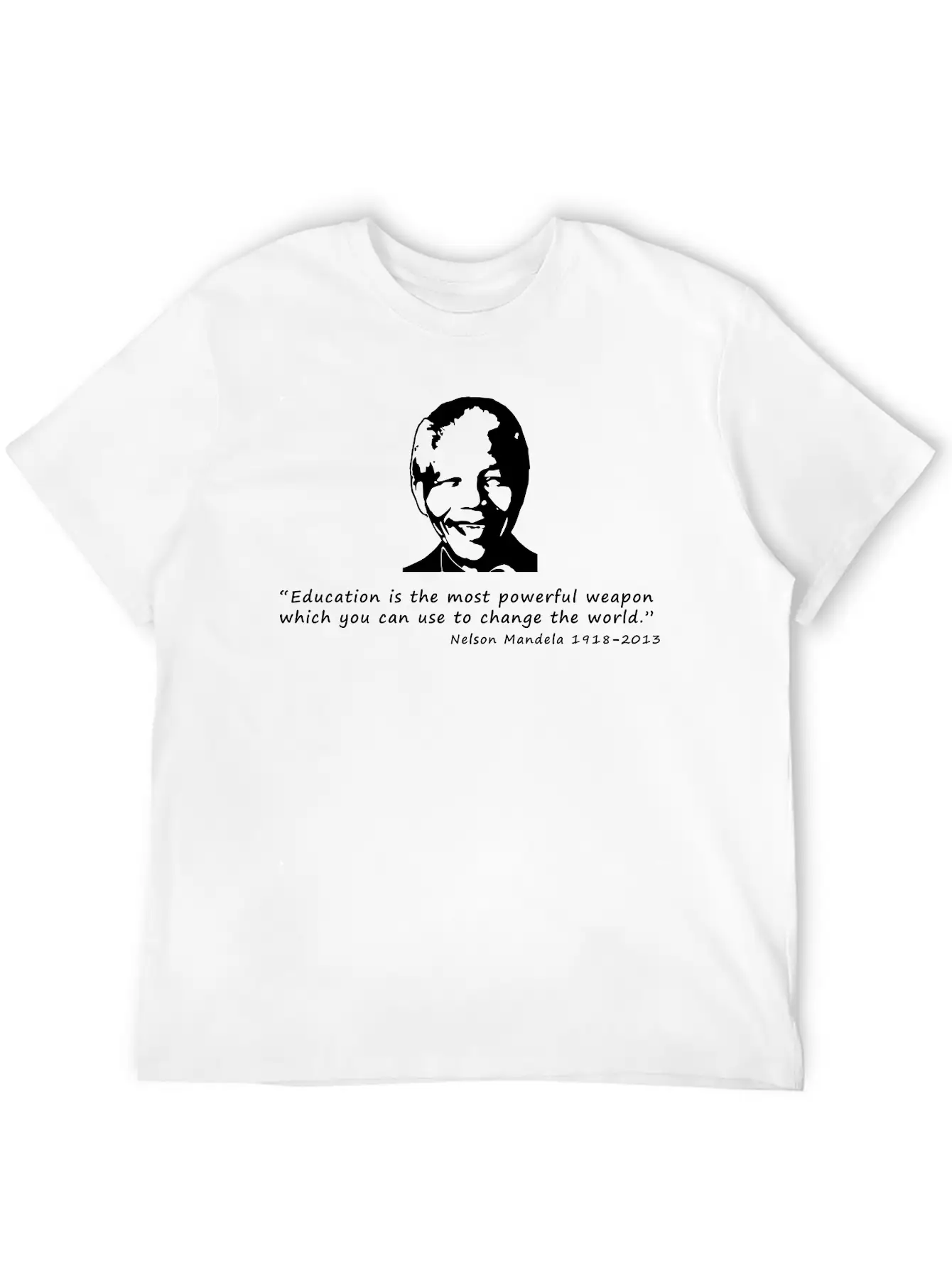 Nelson Mandela Essential Cotton Tee For Daily Outfits – Unisex Style