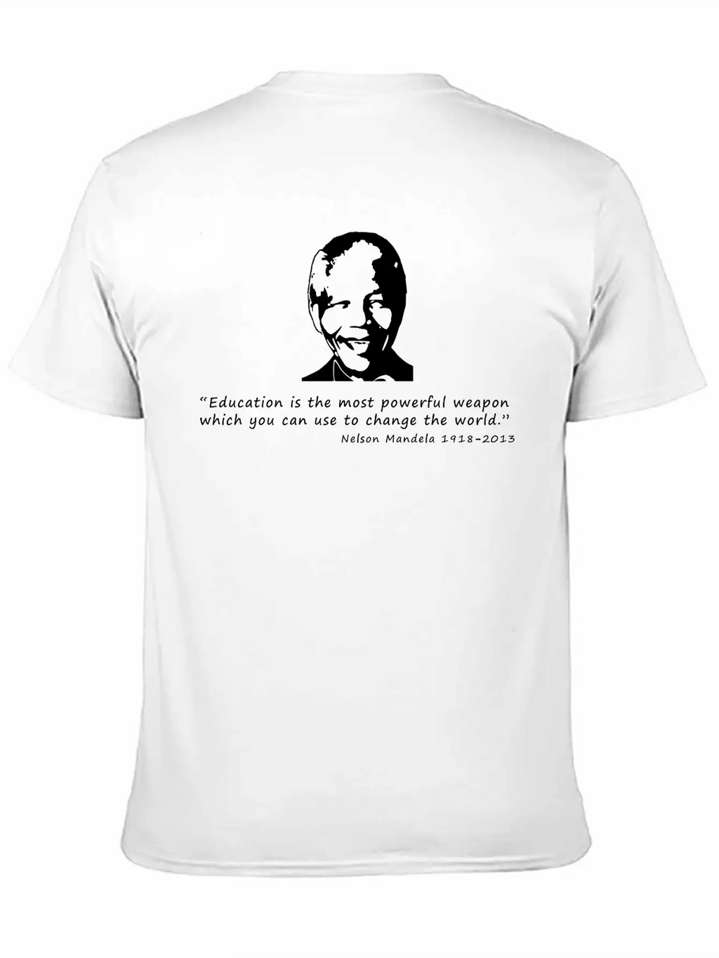 Nelson Mandela Essential Cotton Tee For Daily Outfits – Unisex Style