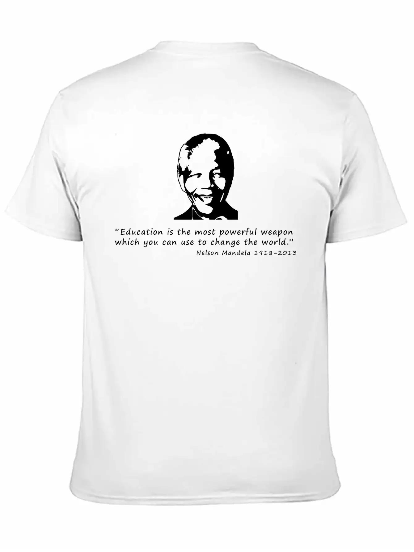 Nelson Mandela Essential Cotton Tee For Daily Outfits – Unisex Style