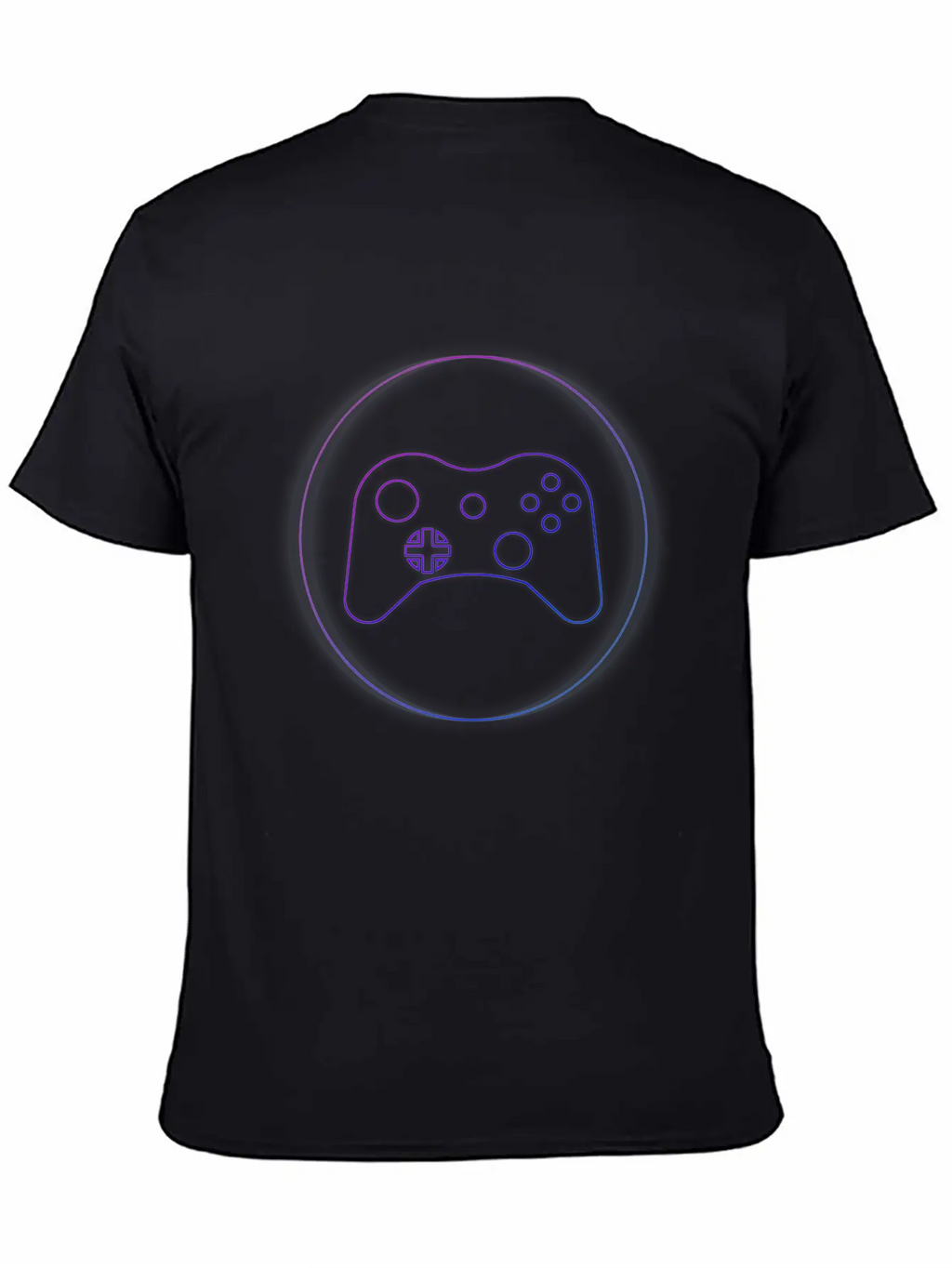 Neon Controller - Gaming Cool Neon Gift Idea Casual Graphic T-Shirt – Simple And Comfortable Daily Wear