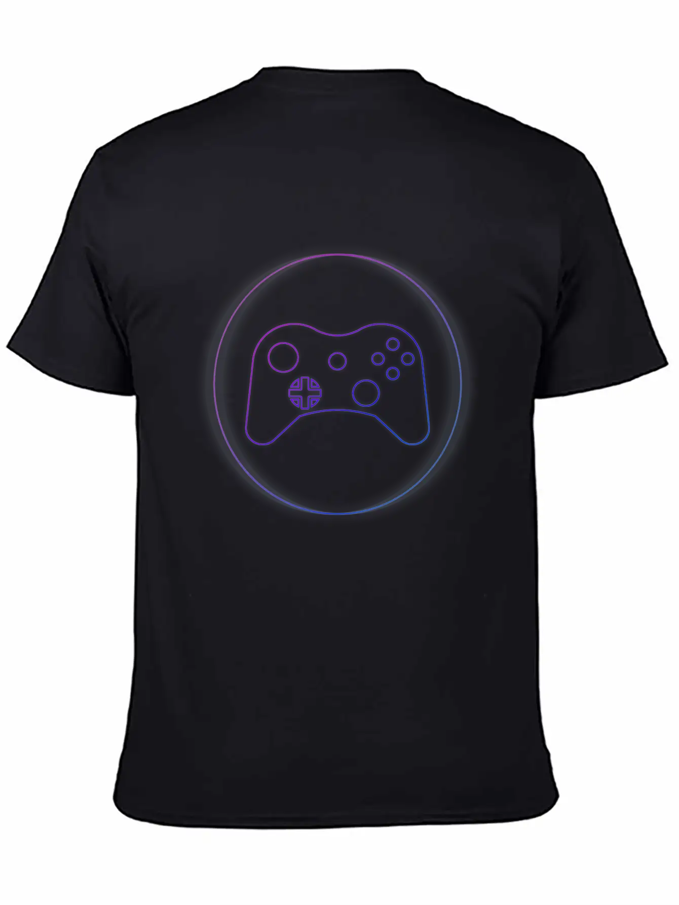 Neon Controller - Gaming Cool Neon Gift Idea Casual Graphic T-Shirt – Simple And Comfortable Daily Wear