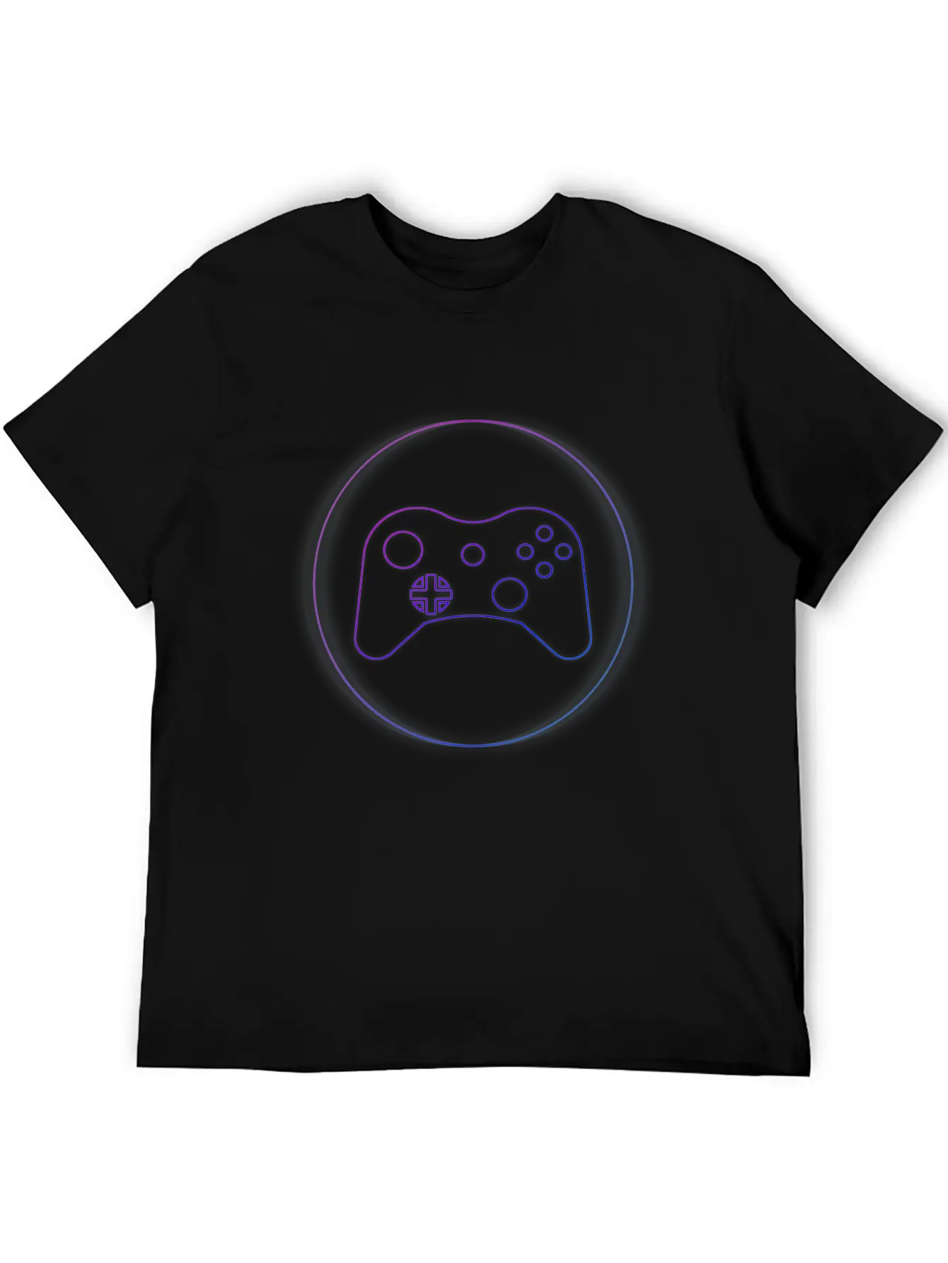 Neon Controller - Gaming Cool Neon Gift Idea Casual Graphic T-Shirt – Simple And Comfortable Daily Wear