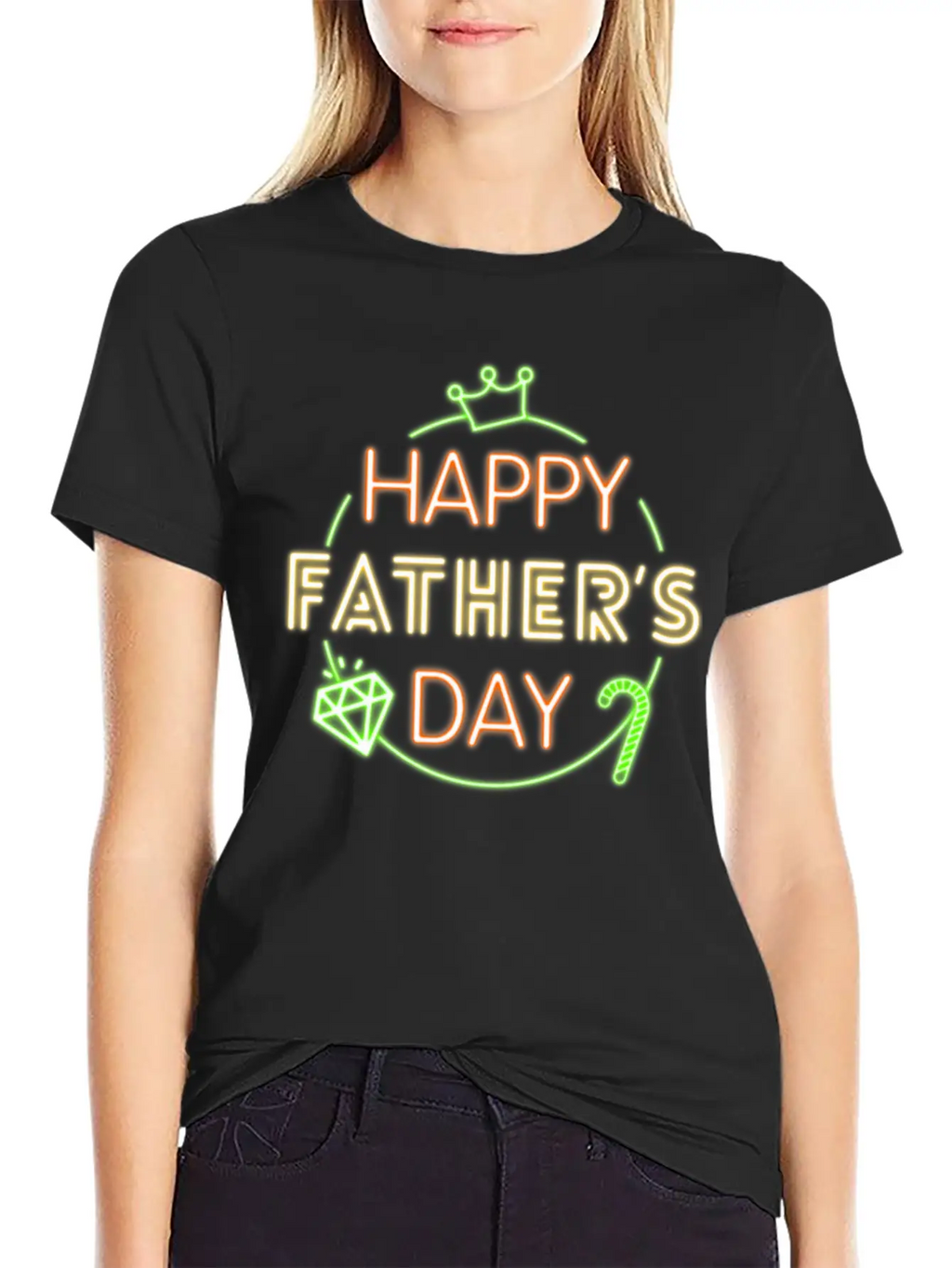 Neon Design Unisex Casual T-Shirt – Clean Design For Daily Comfort