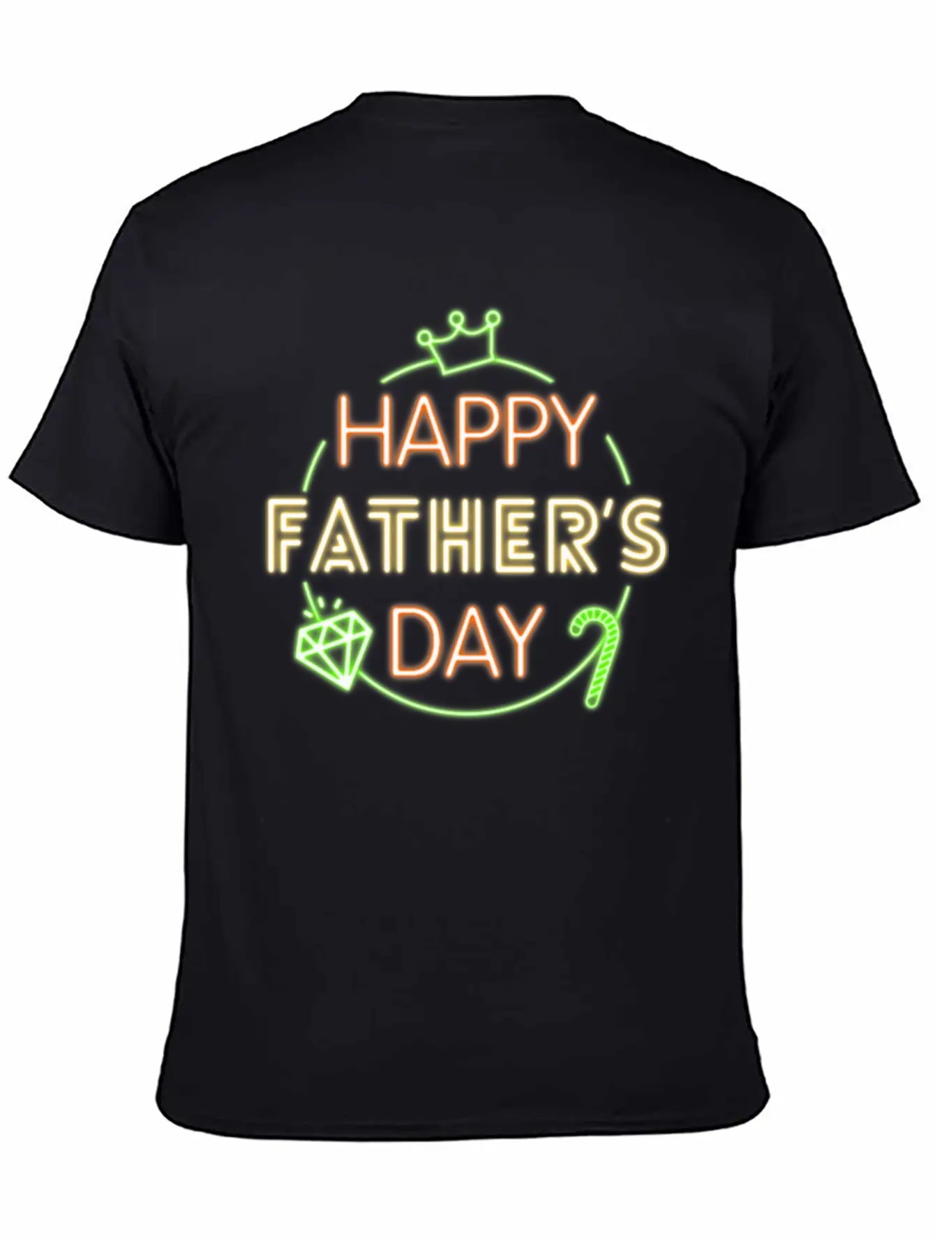 Neon Design Unisex Casual T-Shirt – Clean Design For Daily Comfort