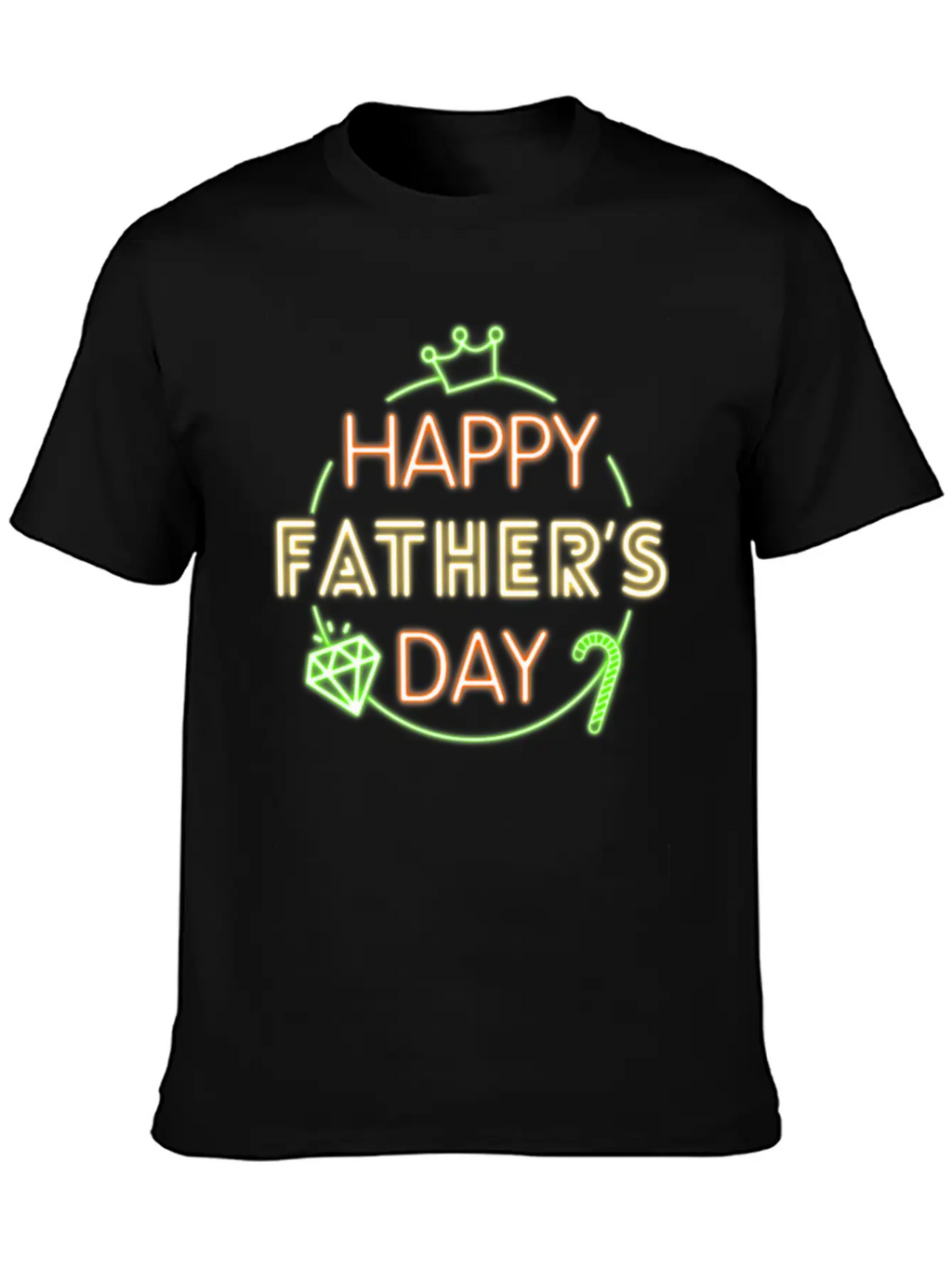 Neon Design Unisex Casual T-Shirt – Clean Design For Daily Comfort