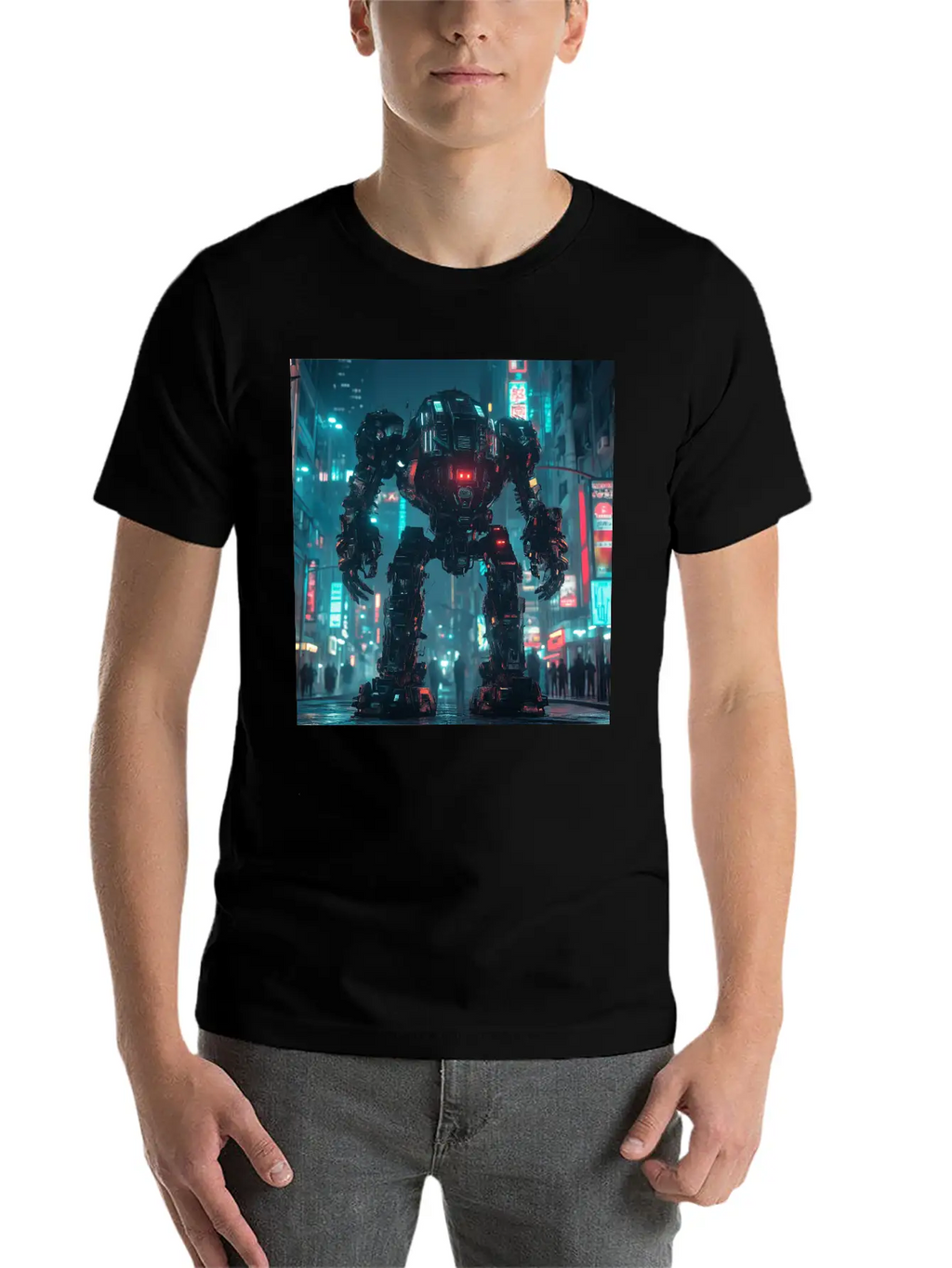 Neon District Guardian Unisex Casual T-Shirt – Clean Design For Daily Comfort