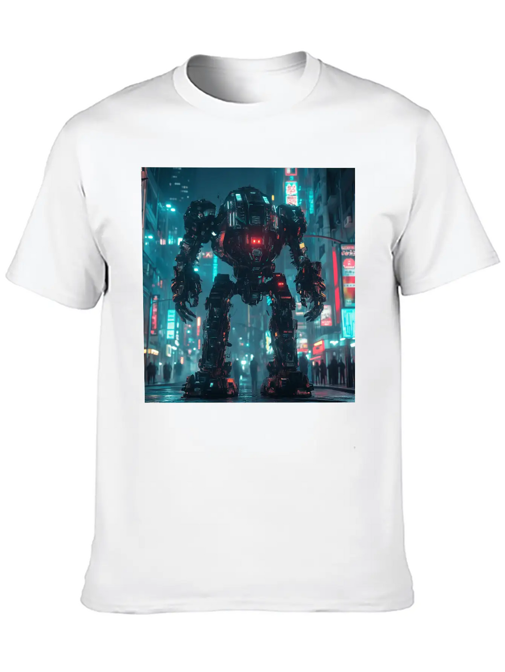 Neon District Guardian Unisex Casual T-Shirt – Clean Design For Daily Comfort